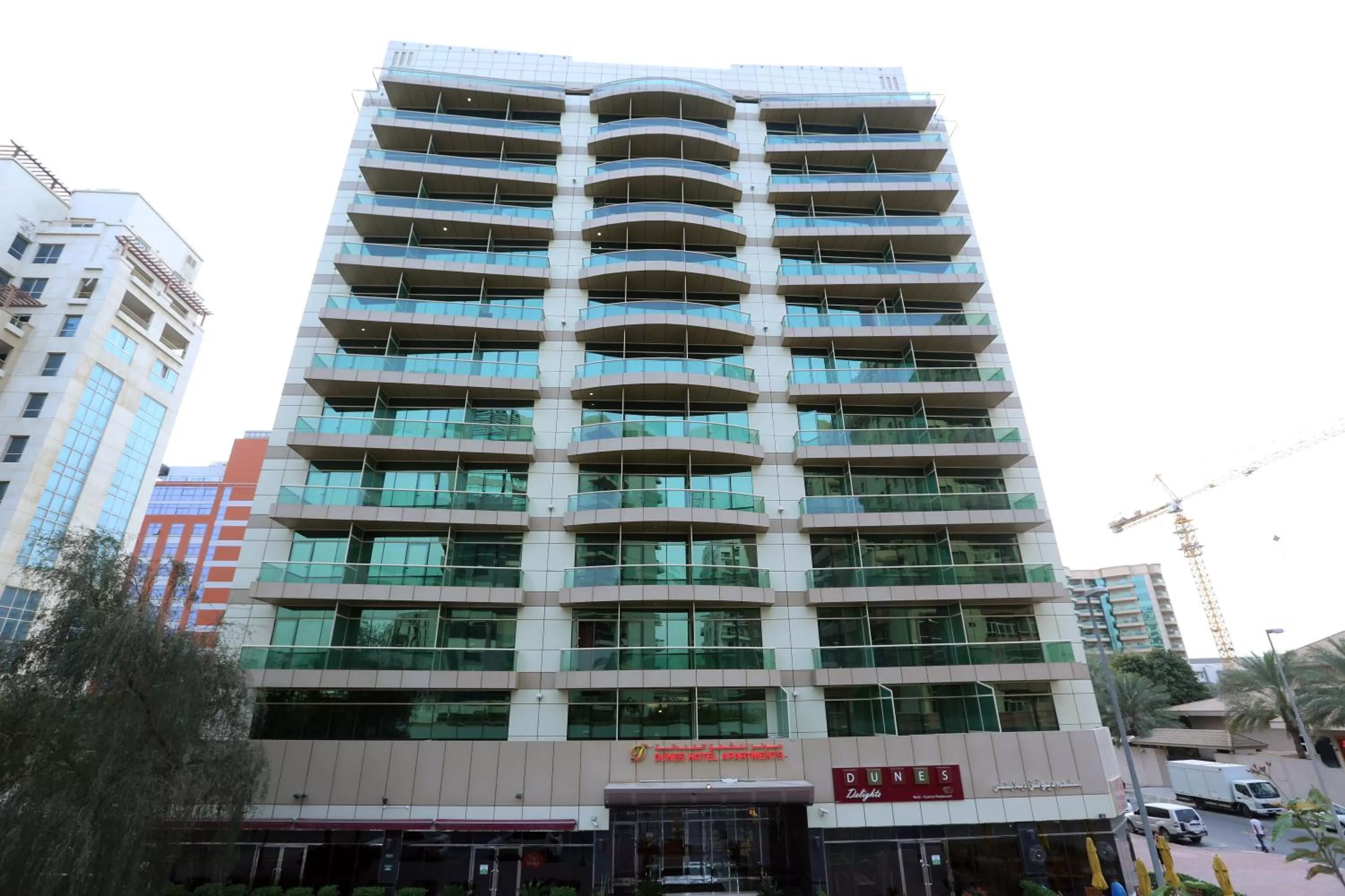 Property building in Dunes Hotel Apartment Oud Metha, Bur Dubai