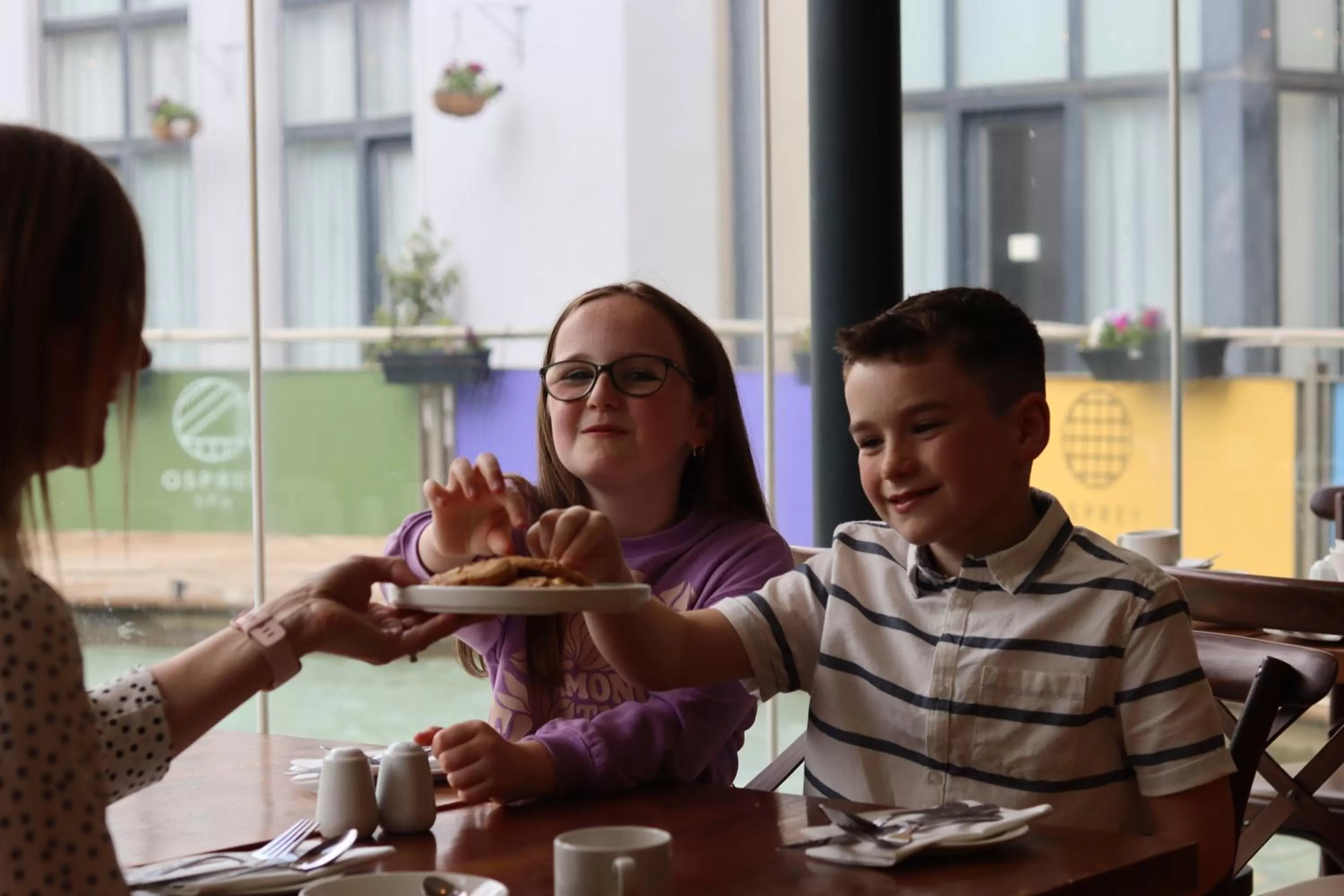 Family in Osprey Hotel
