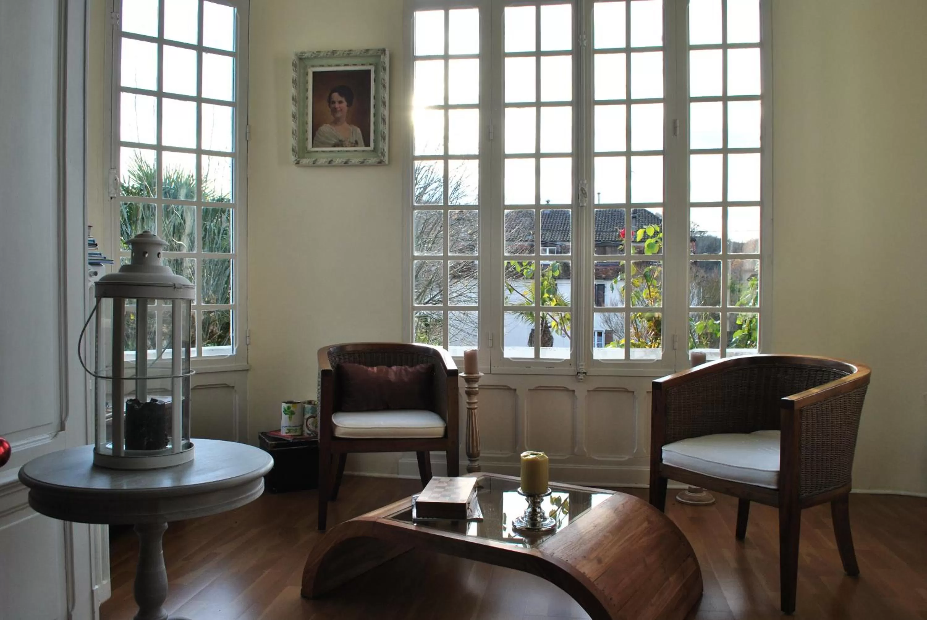 Living room in Villa Hortebise