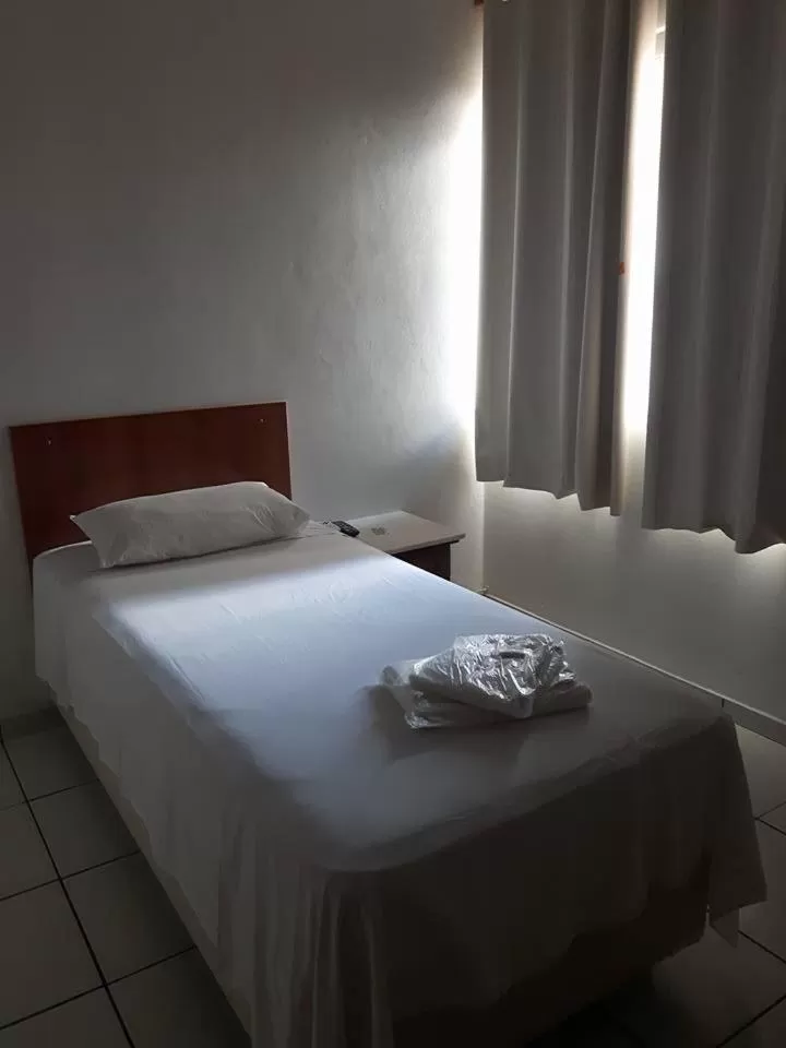 Bed in Hotel Pousada Sinos