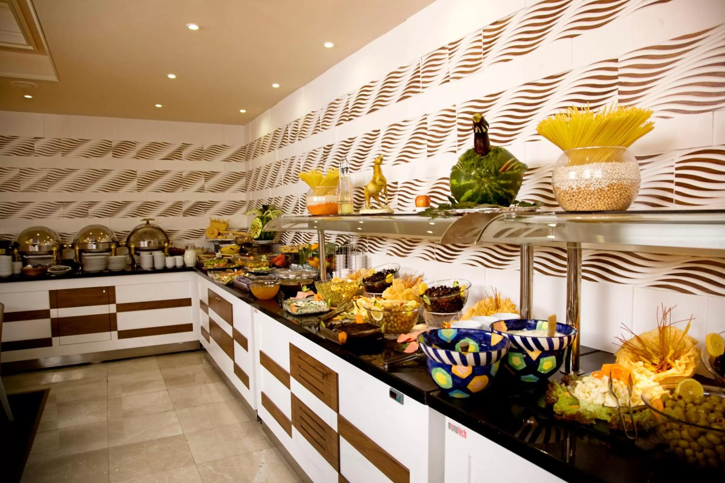 Buffet breakfast in Darkhill Hotel