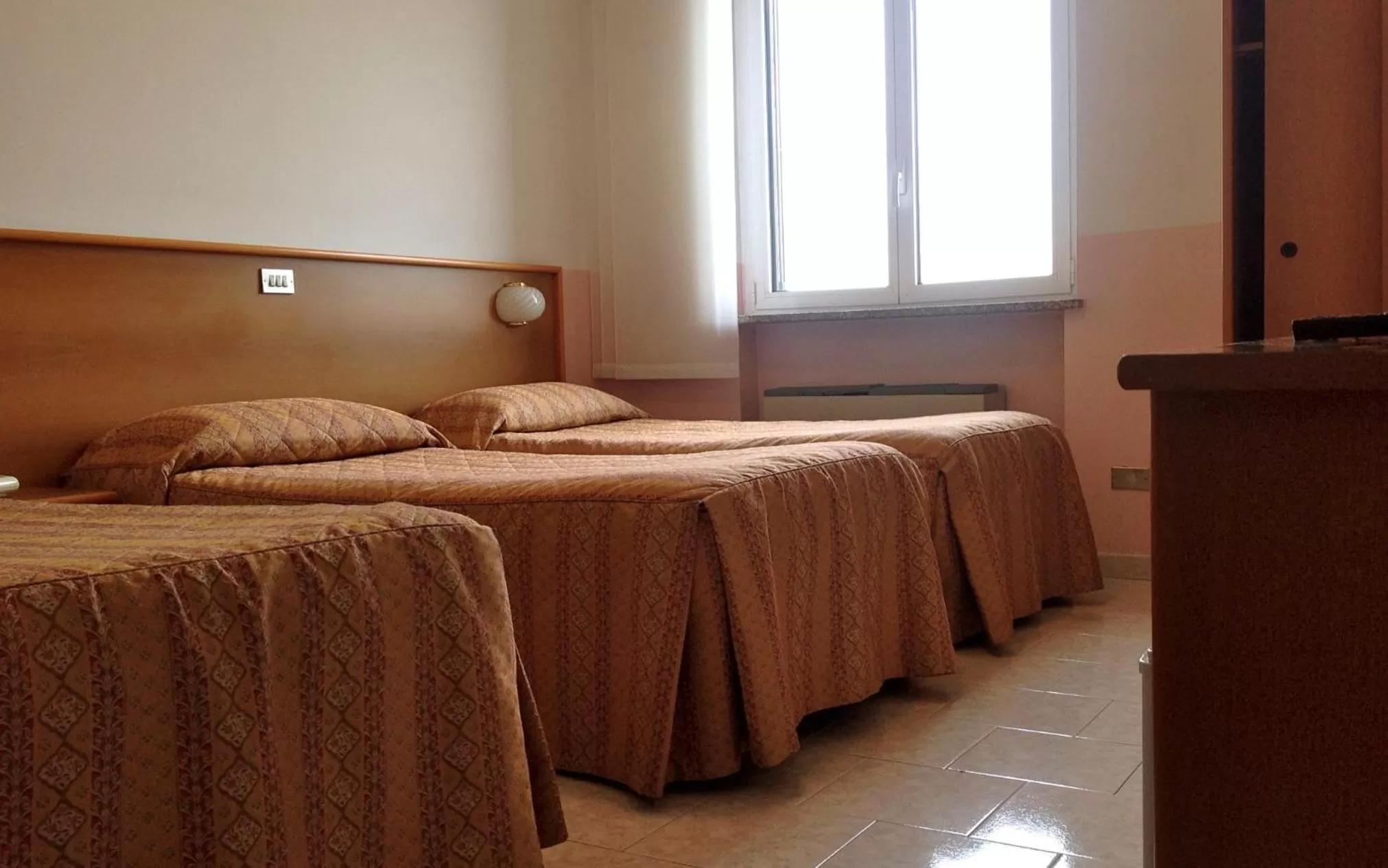 Bed in Hotel Monumento