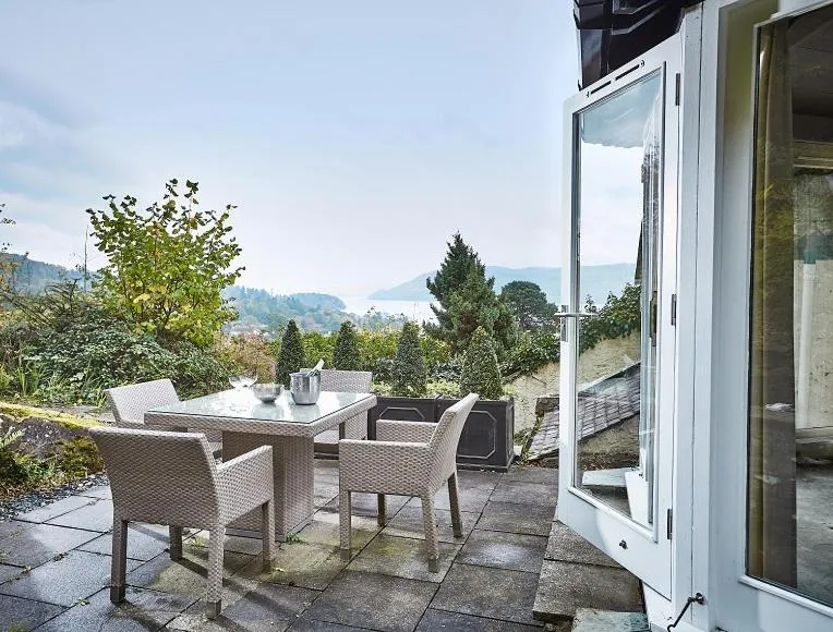 Patio in The Samling Hotel