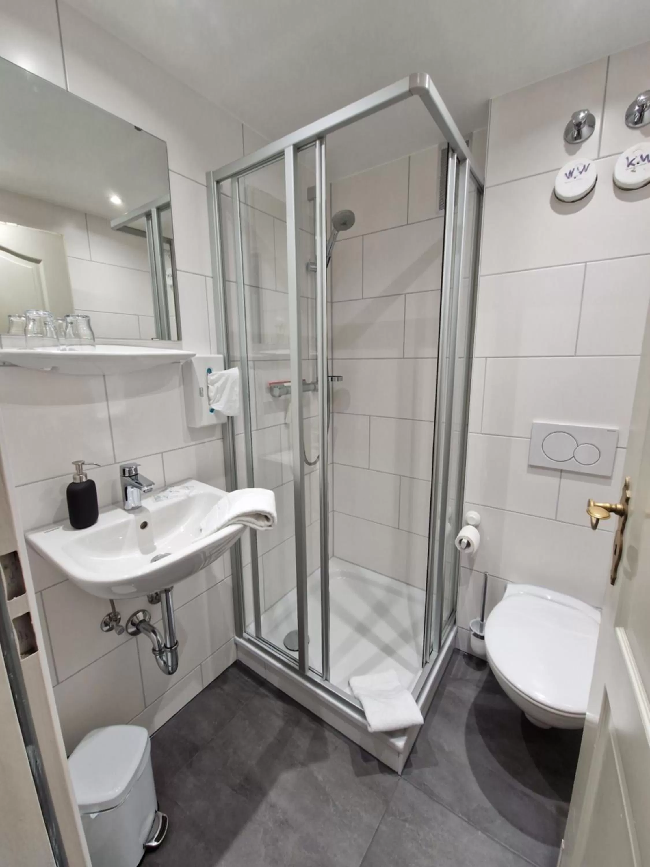 Bathroom in Apart Hotel Freiburg