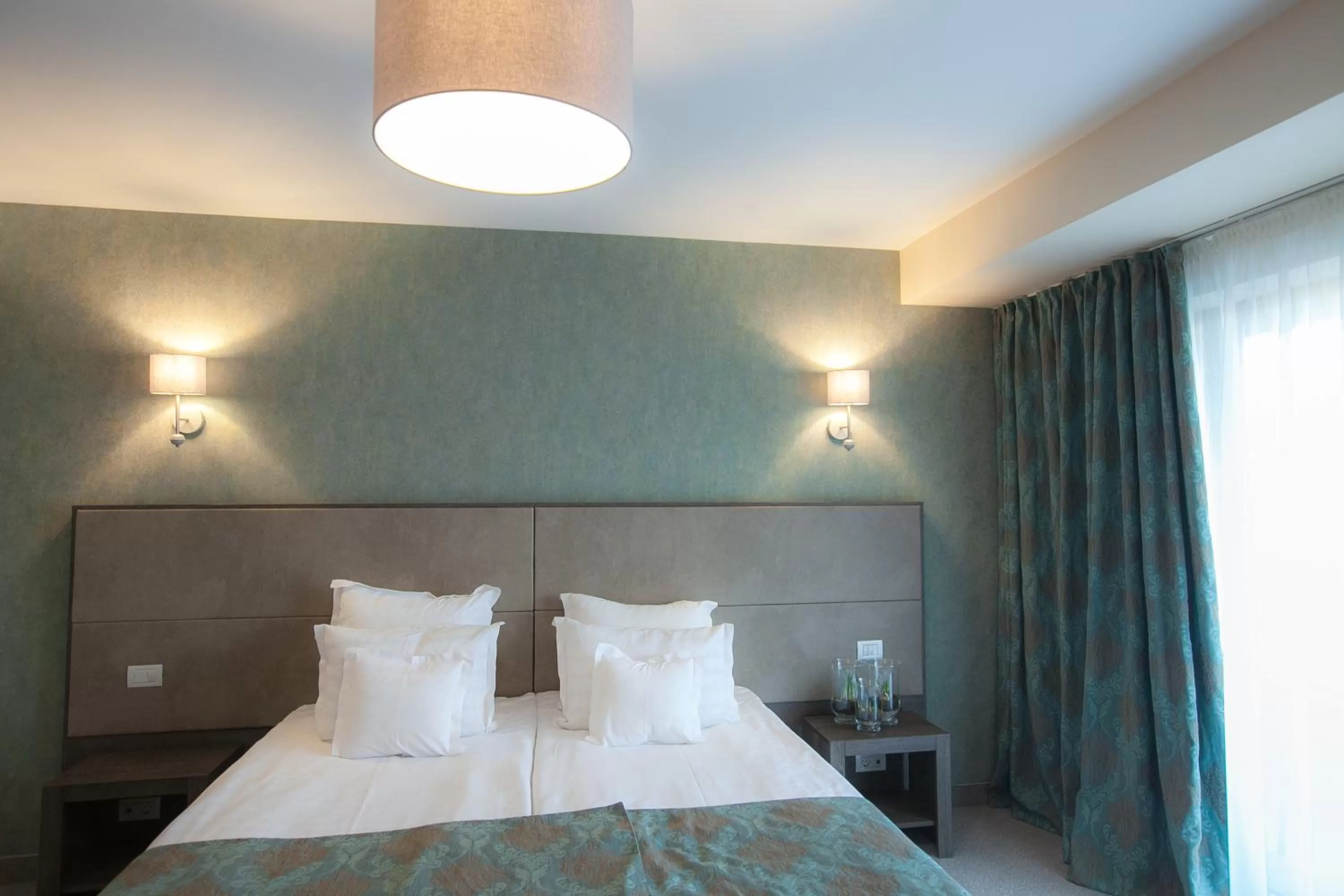 Decorative detail, Bed in Victoria Bulevard Hotel