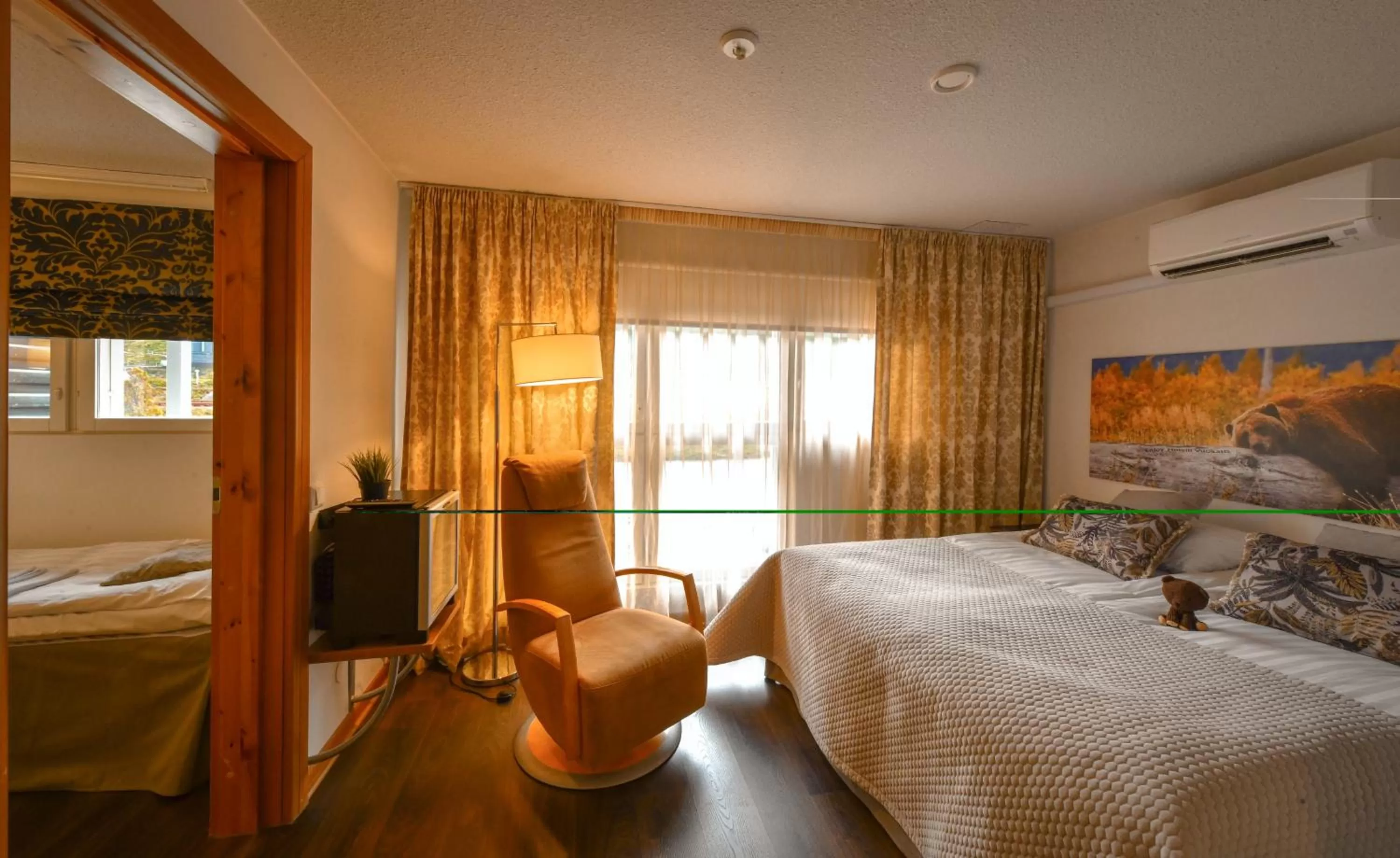 Bed in Hotel Aateli Lakeside