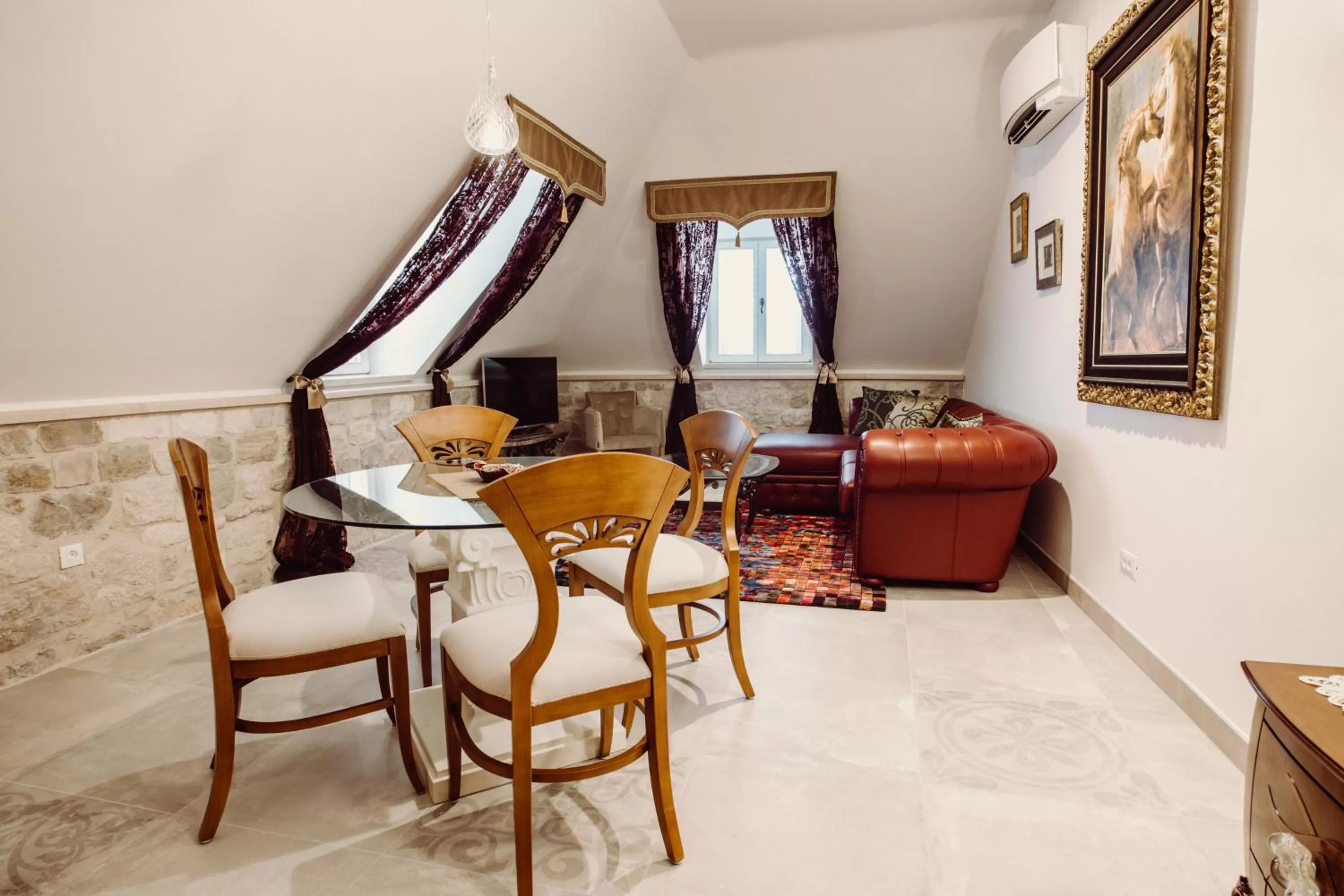 Living room in Villa Nepos Hotel