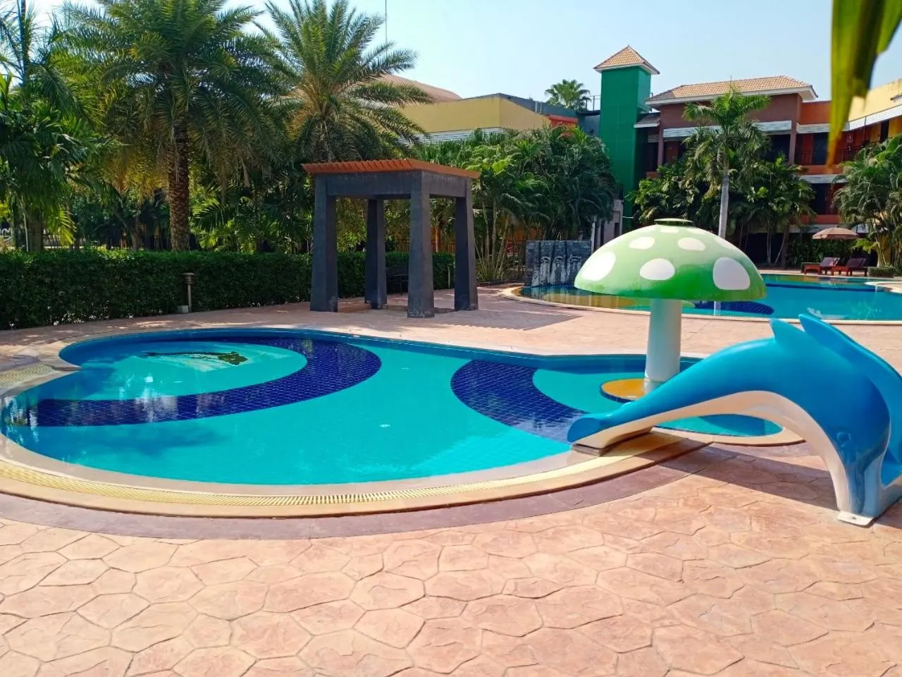 Pool view in Prelude Hotel