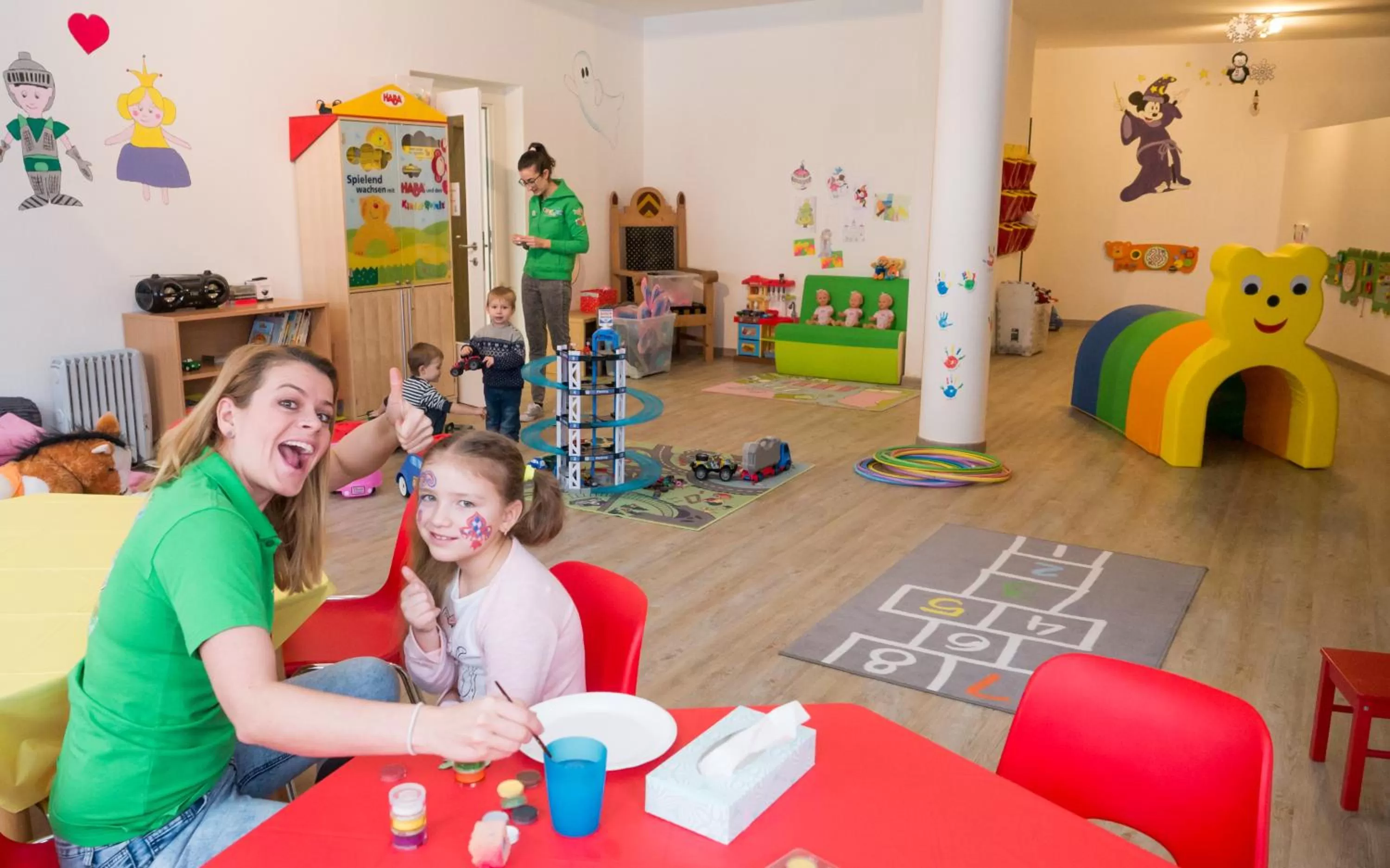 Children play ground in Family Hotel Schloss Rosenegg