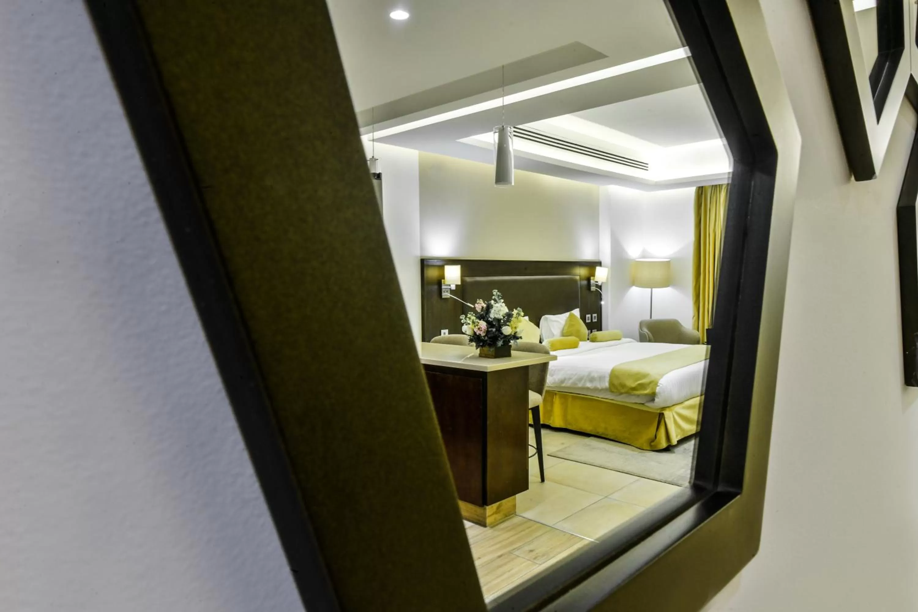 Bed in Downtown Hotel Apartments