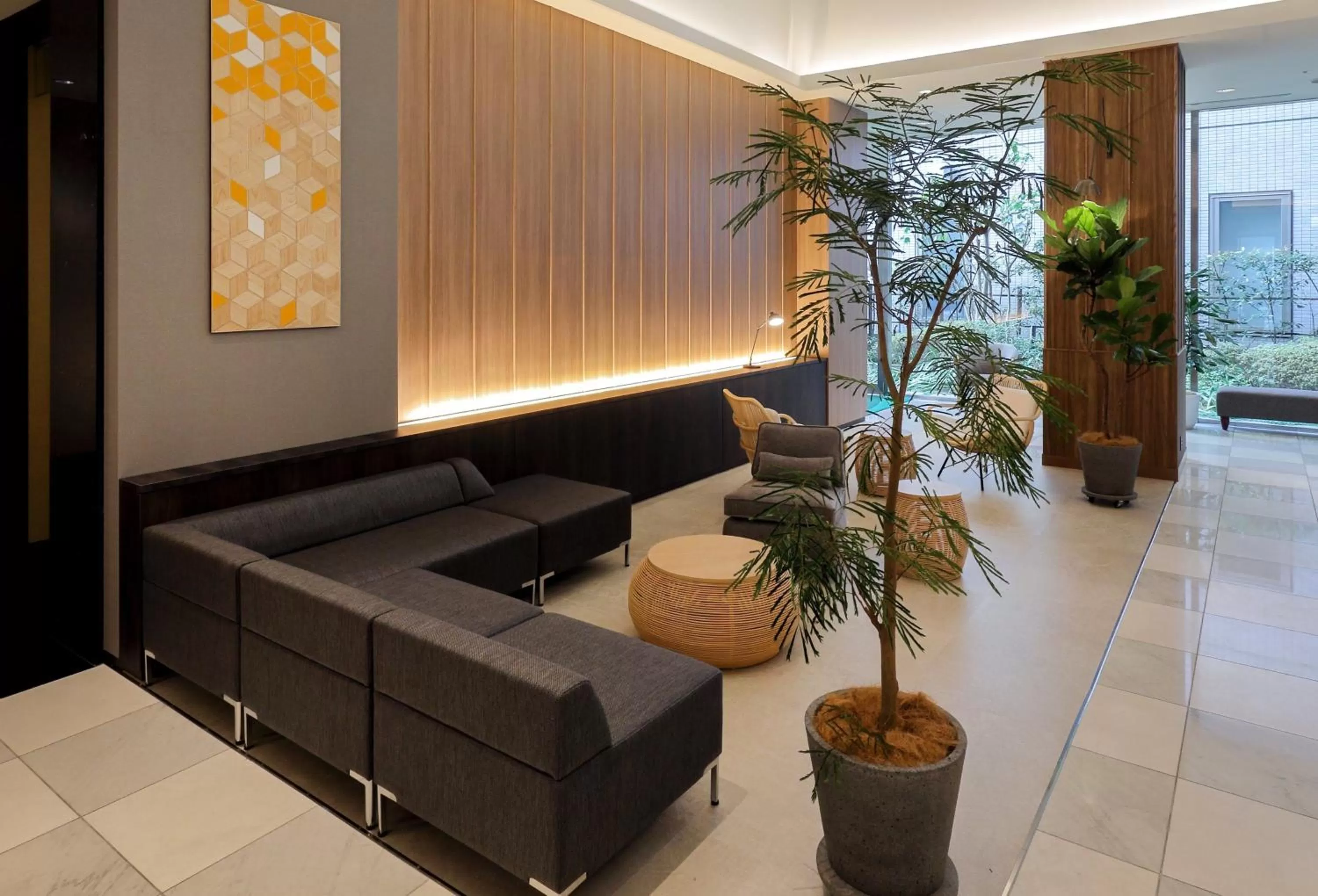 Lobby or reception in ANA Holiday Inn Sendai by IHG