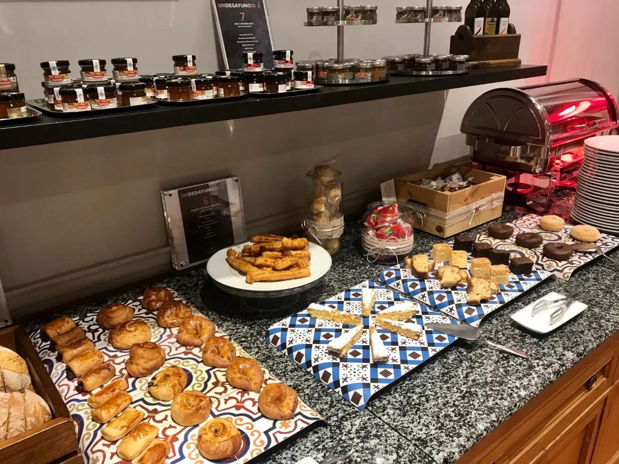 Buffet breakfast in Parador de Ribadeo