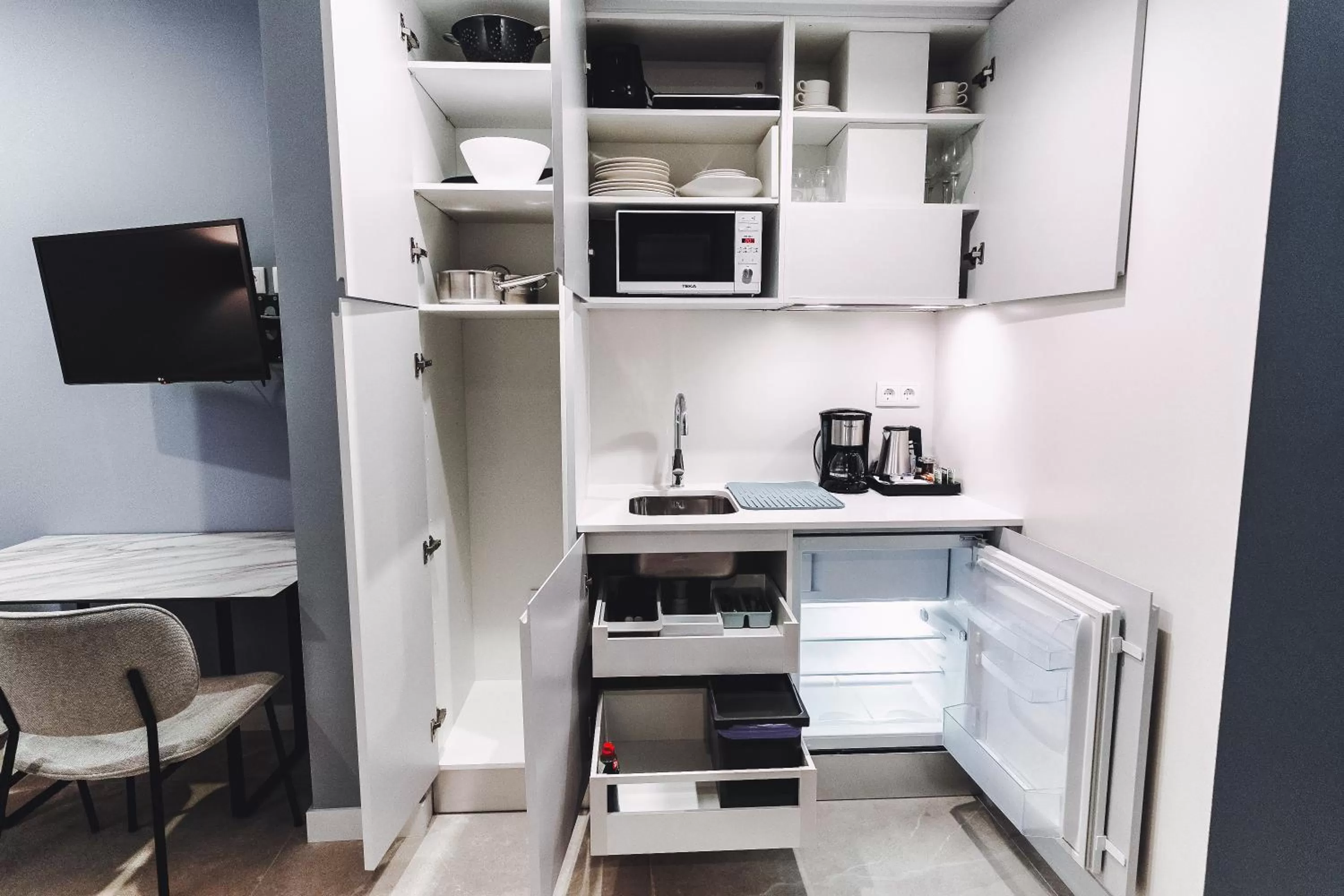 Kitchen or kitchenette, Kitchen/Kitchenette in GBH Hotel-Apartamentos Estrella de Mar