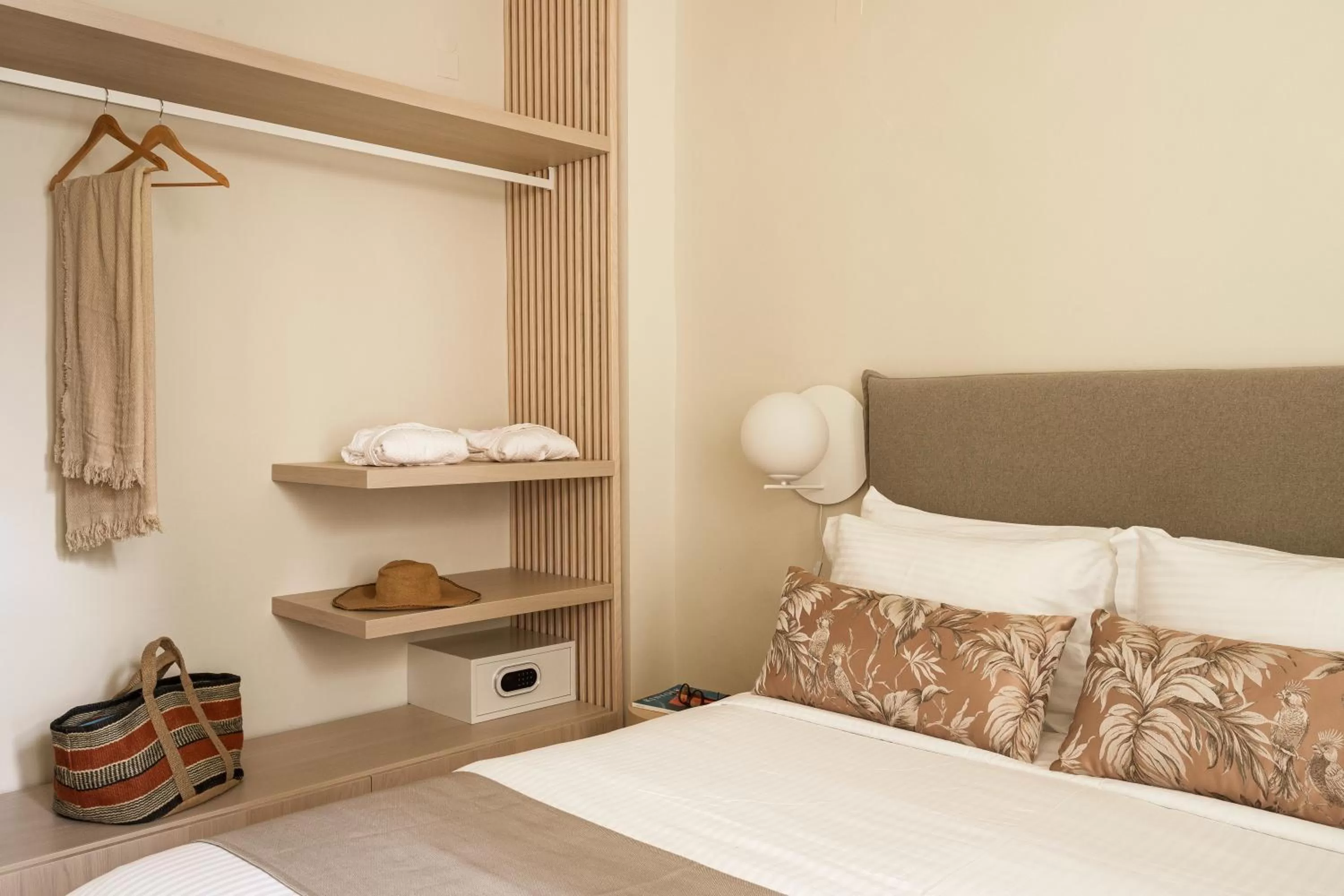 Bed in SYROS SOUL LUXURY SUITES