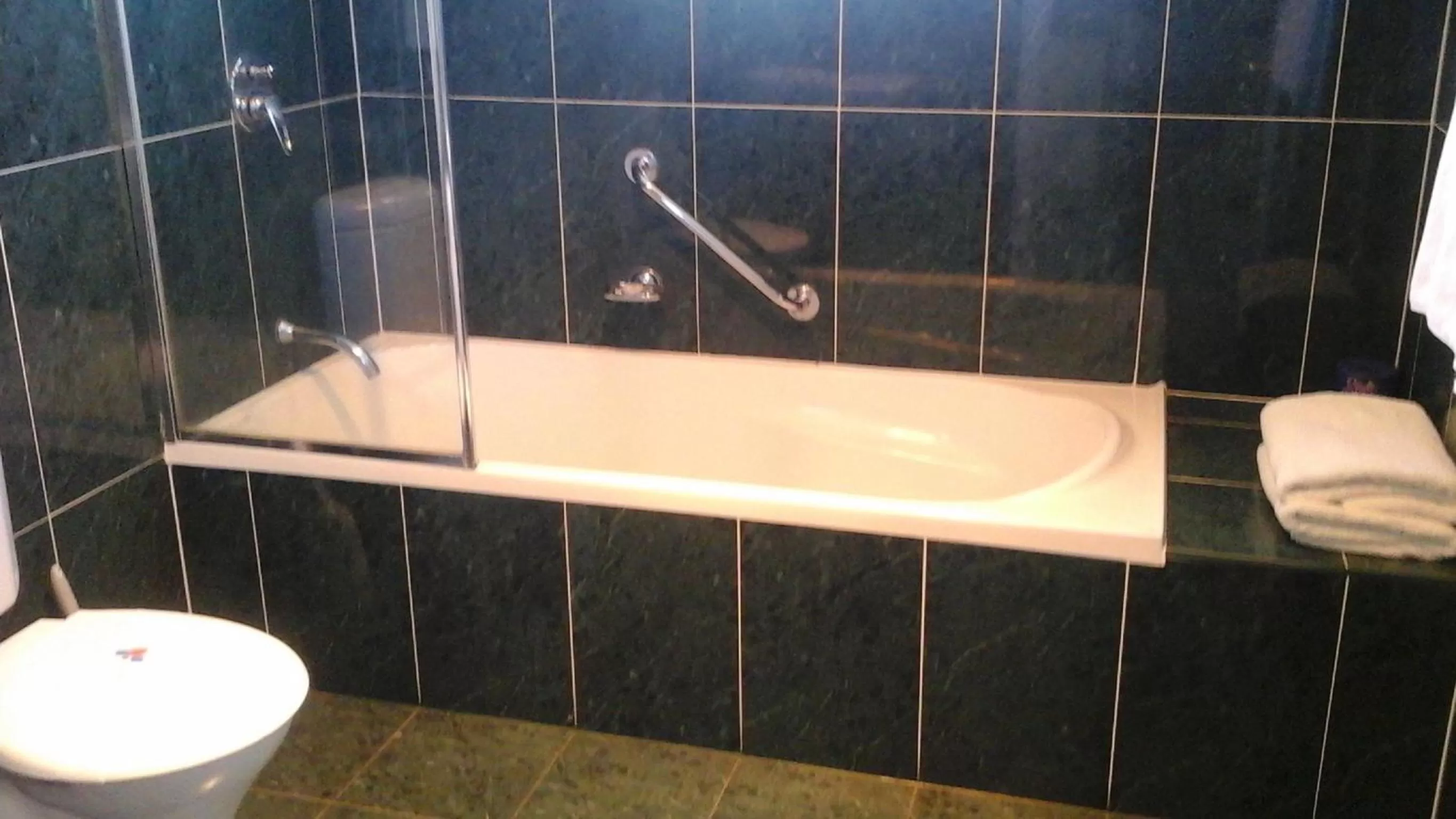 Shower in Willows Motel