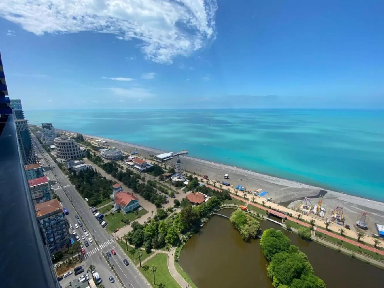 Nearby landmark, Bird's-eye View in Special Apartments In Orbi City Batumi