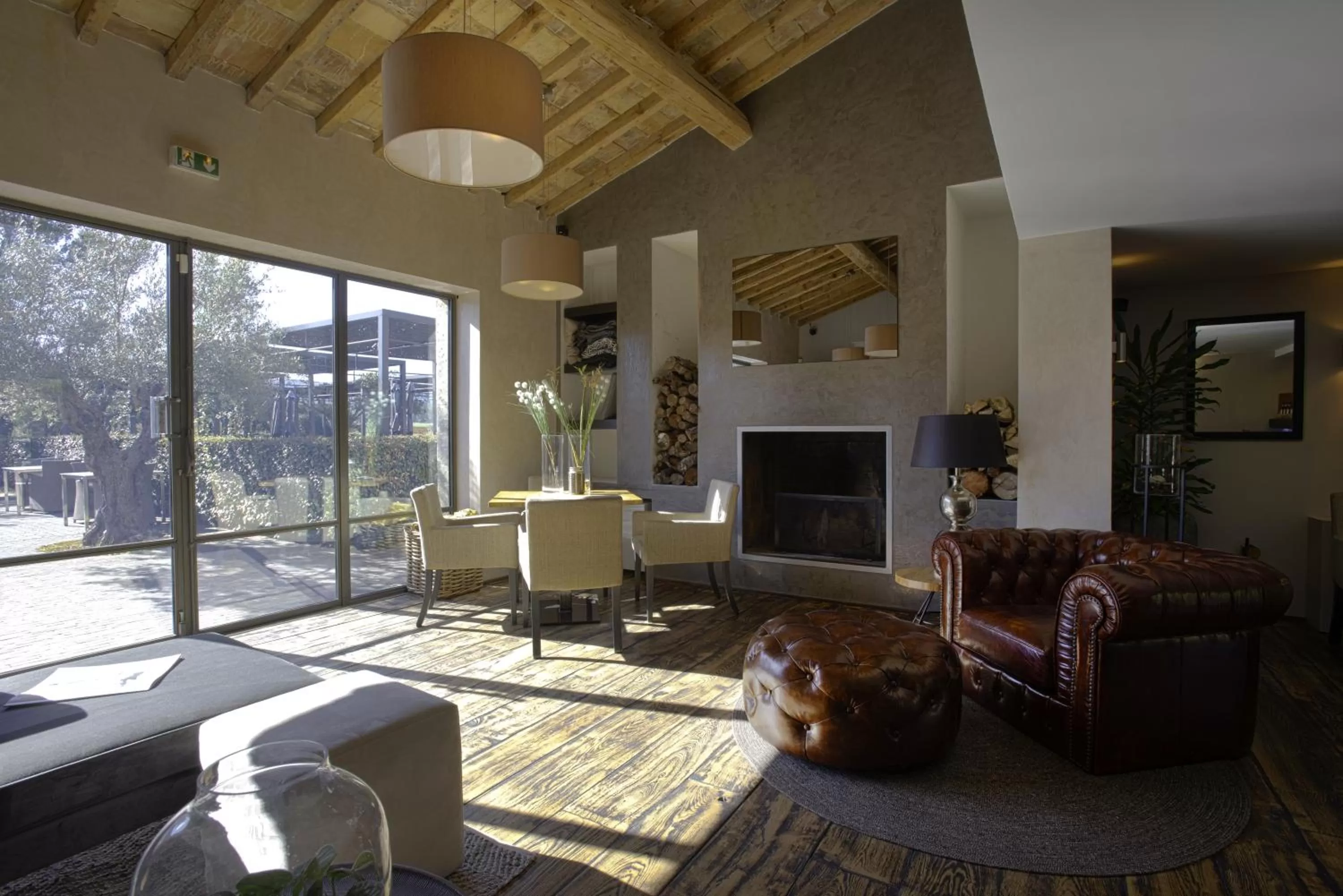 Seating area in Domaine la Pierre Blanche