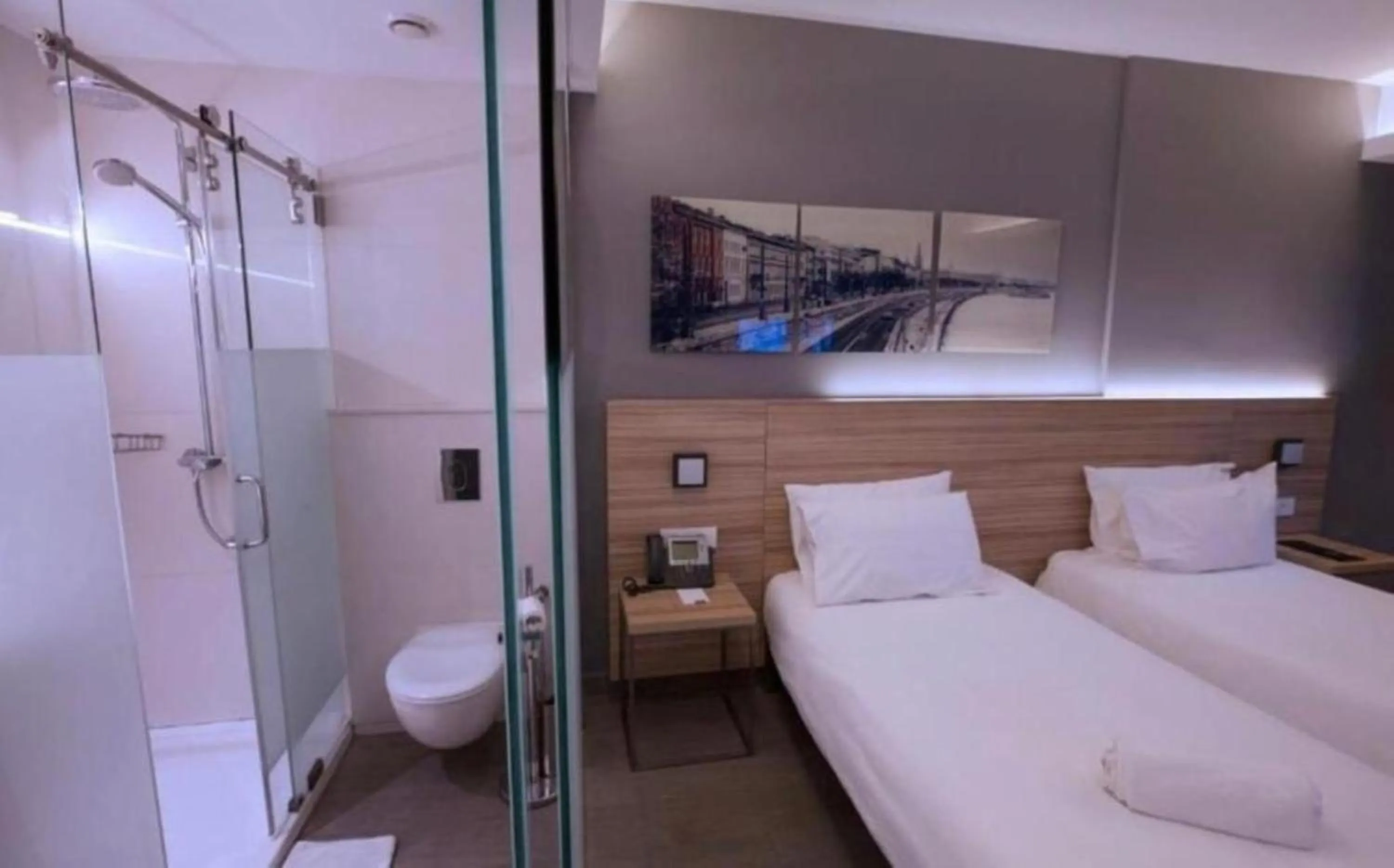 Bathroom, Bed in Caramel Boutique Hotel