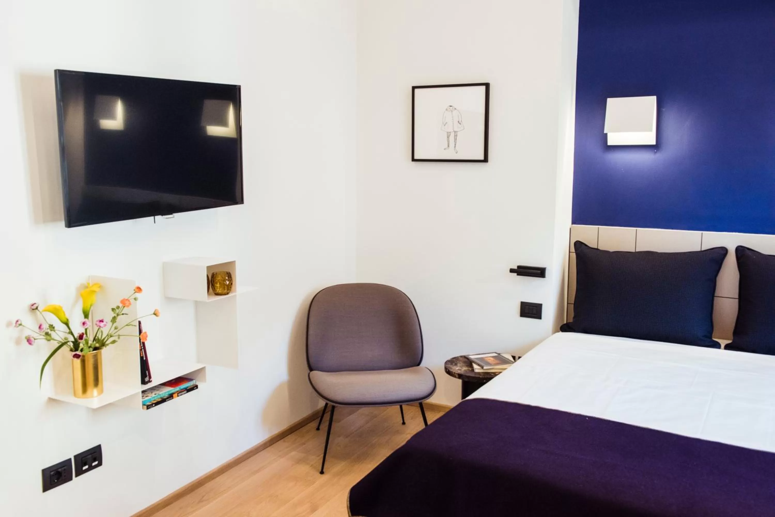 Bedroom, Bed in Hotel Milu Florence