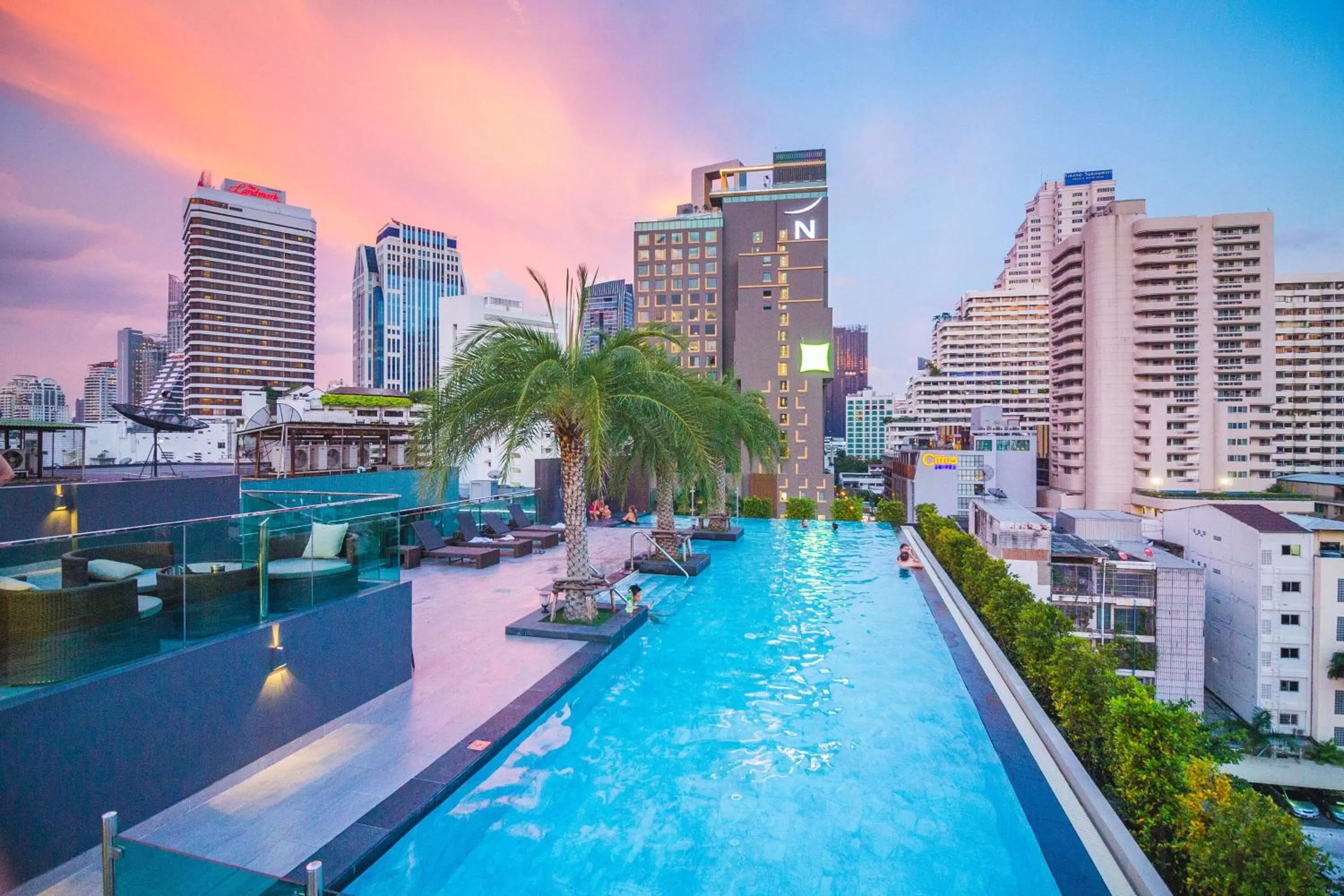 Pool view in SureStay Plus by Best Western Sukhumvit 2