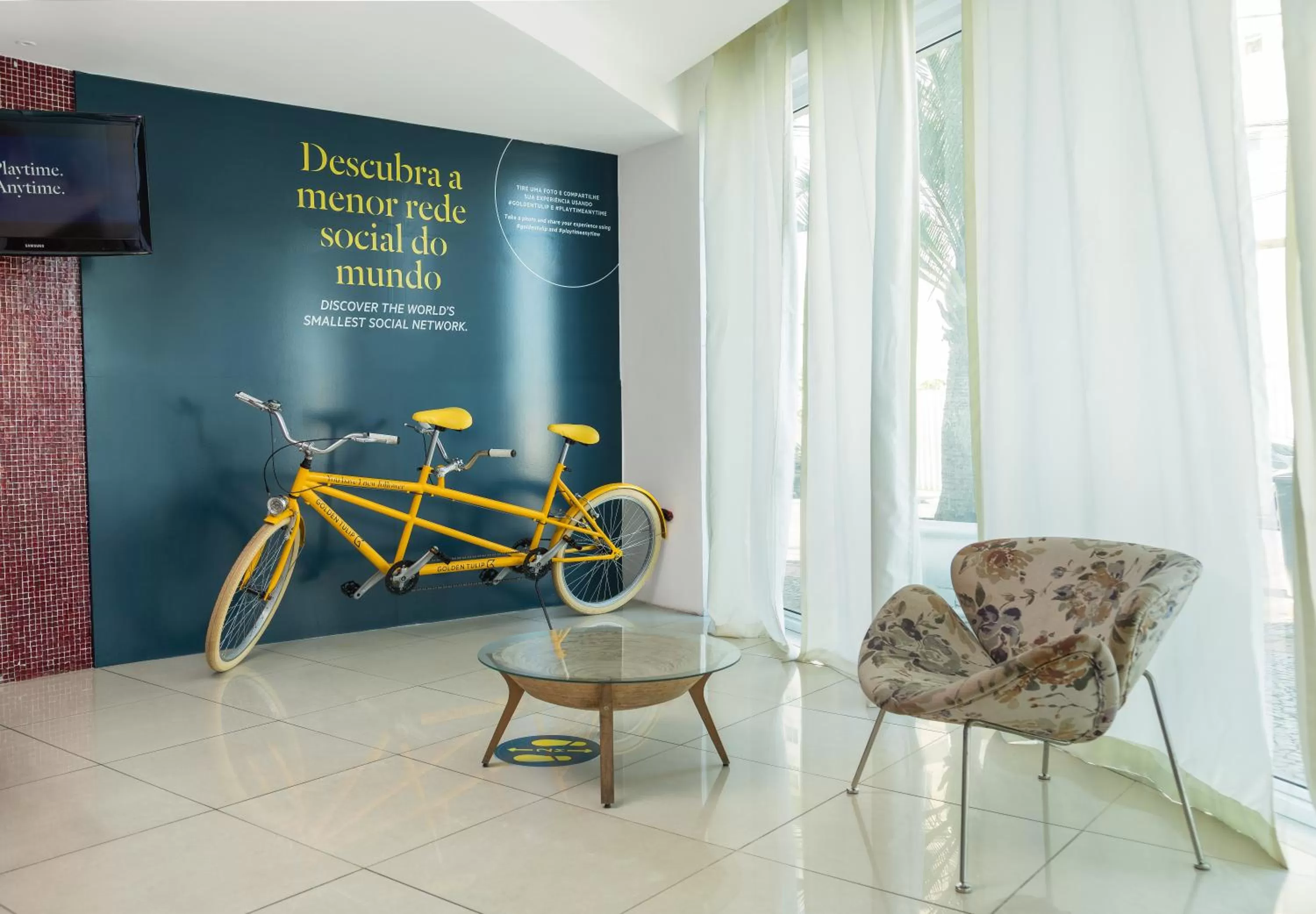 Lobby or reception in Golden Tulip Macaé