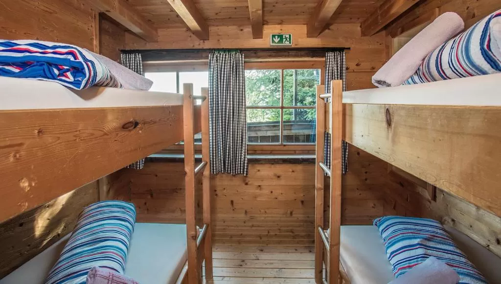 Bed in Hocheckhuette On Top of the Kitzbuehel Hahnenkamm Mountain