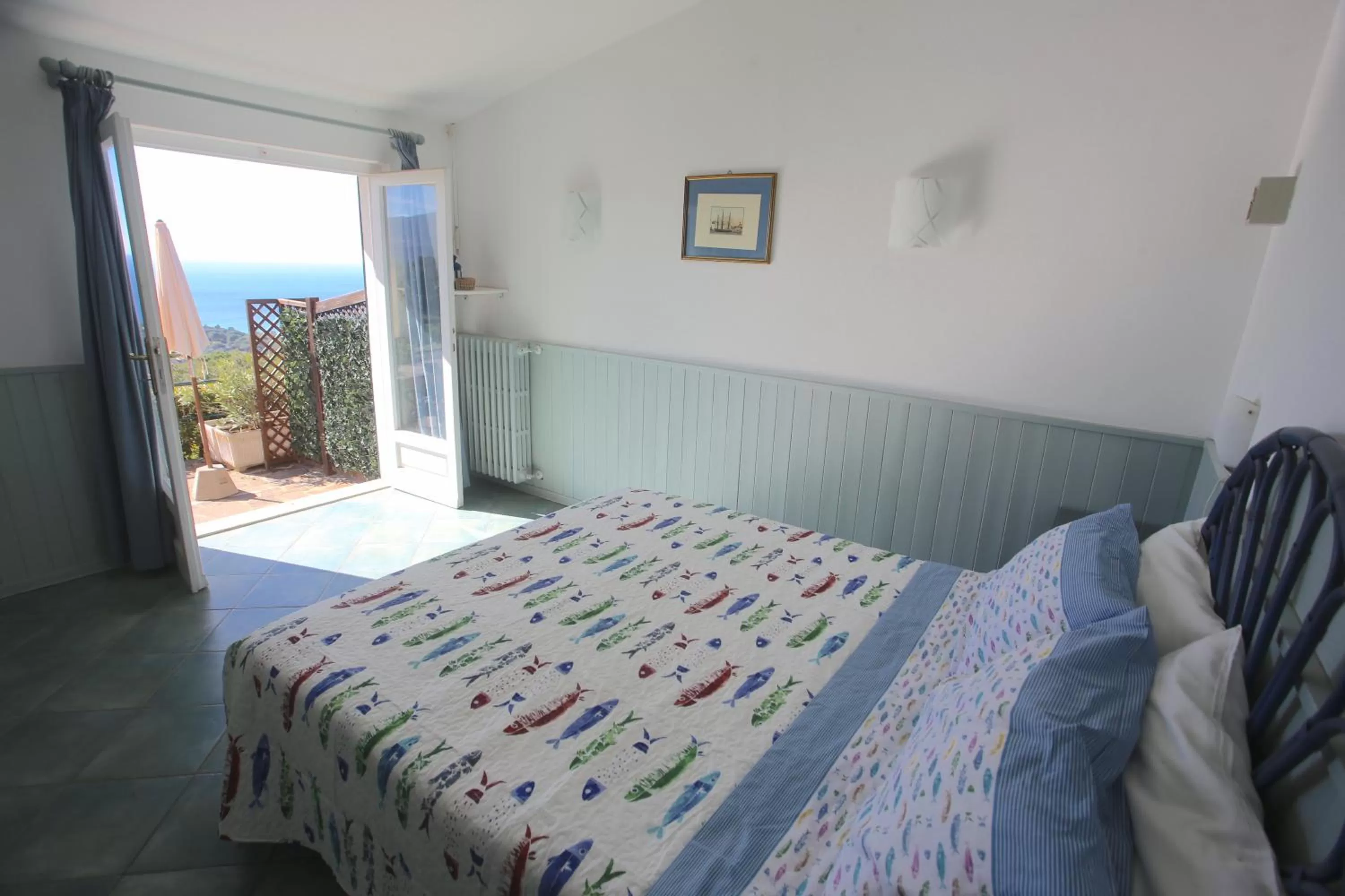 View (from property/room), Bed in Ca' La Stella Sea-view Apartments