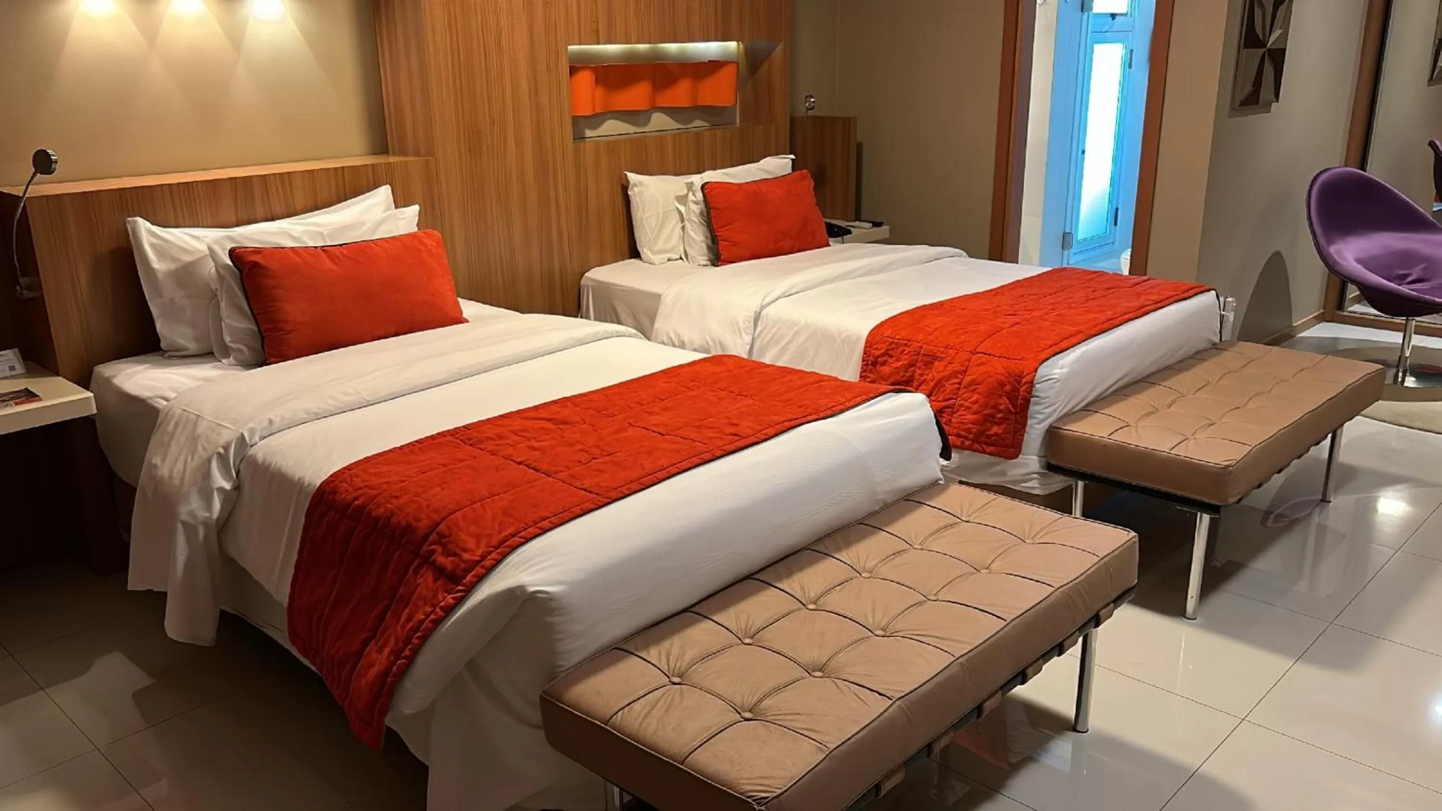 Bed in Jade Hotel Brasília