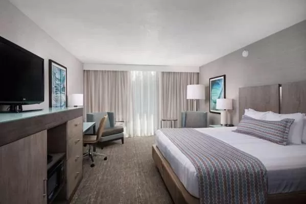 King Room with Hillside View in Best Western Plus Agate Beach Inn