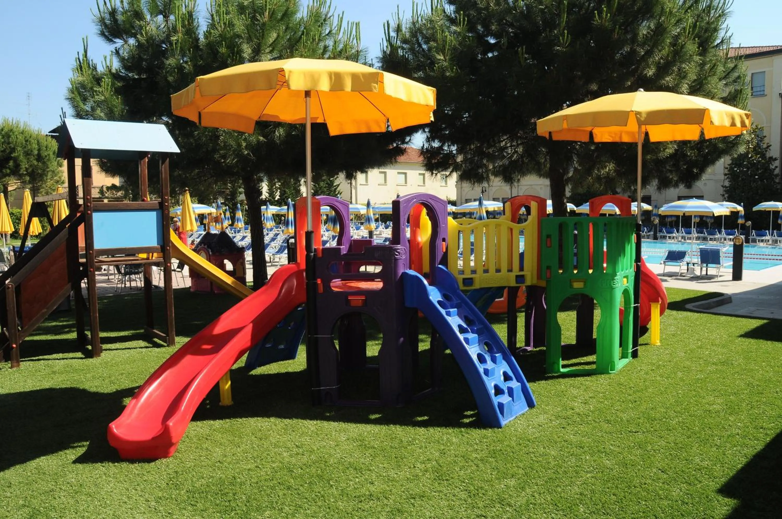 Children play ground in Hotel Dante Family Spa Resort