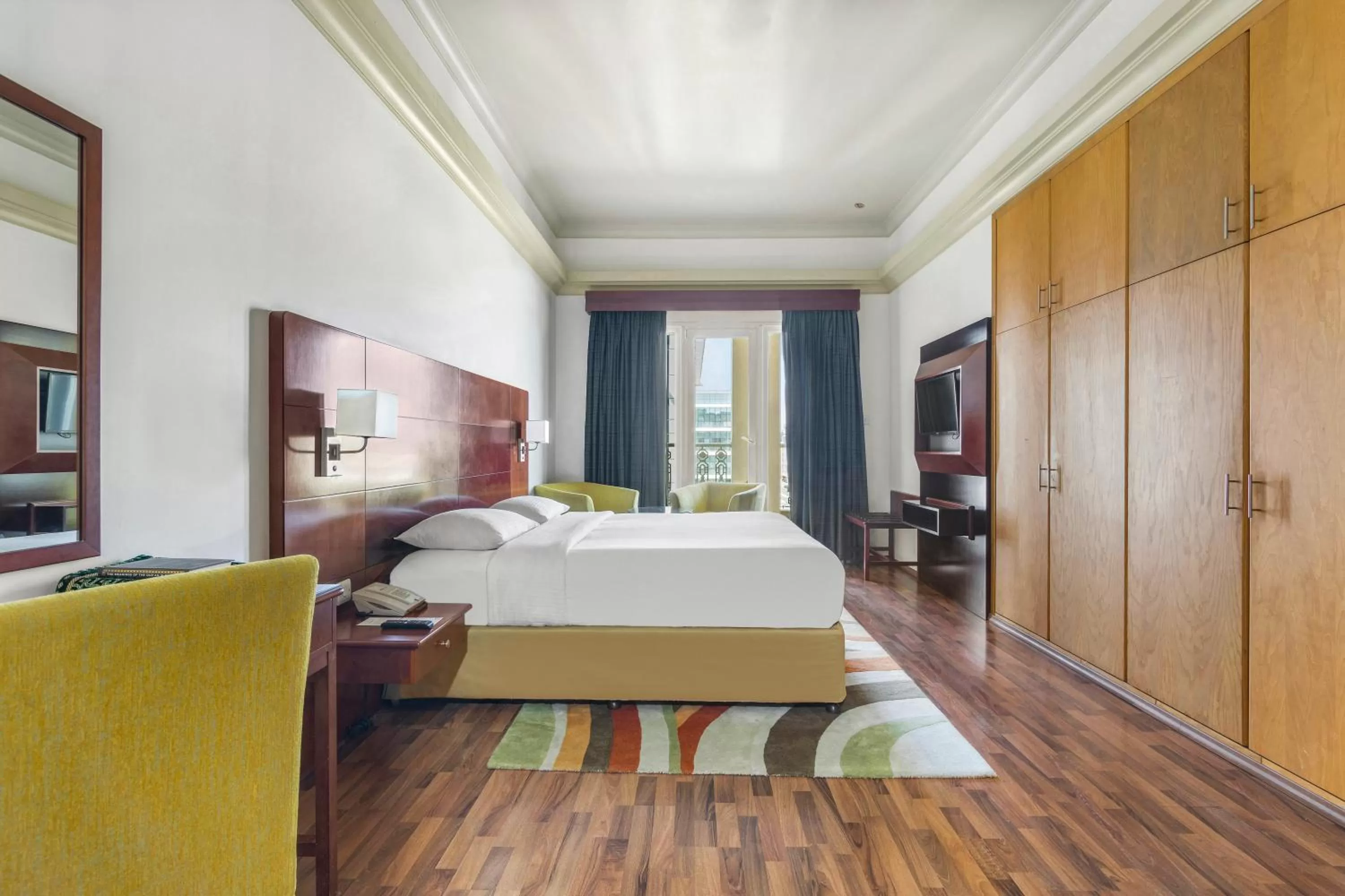 Living room, Bed in Al Khoory Hotel Apartments Al Barsha