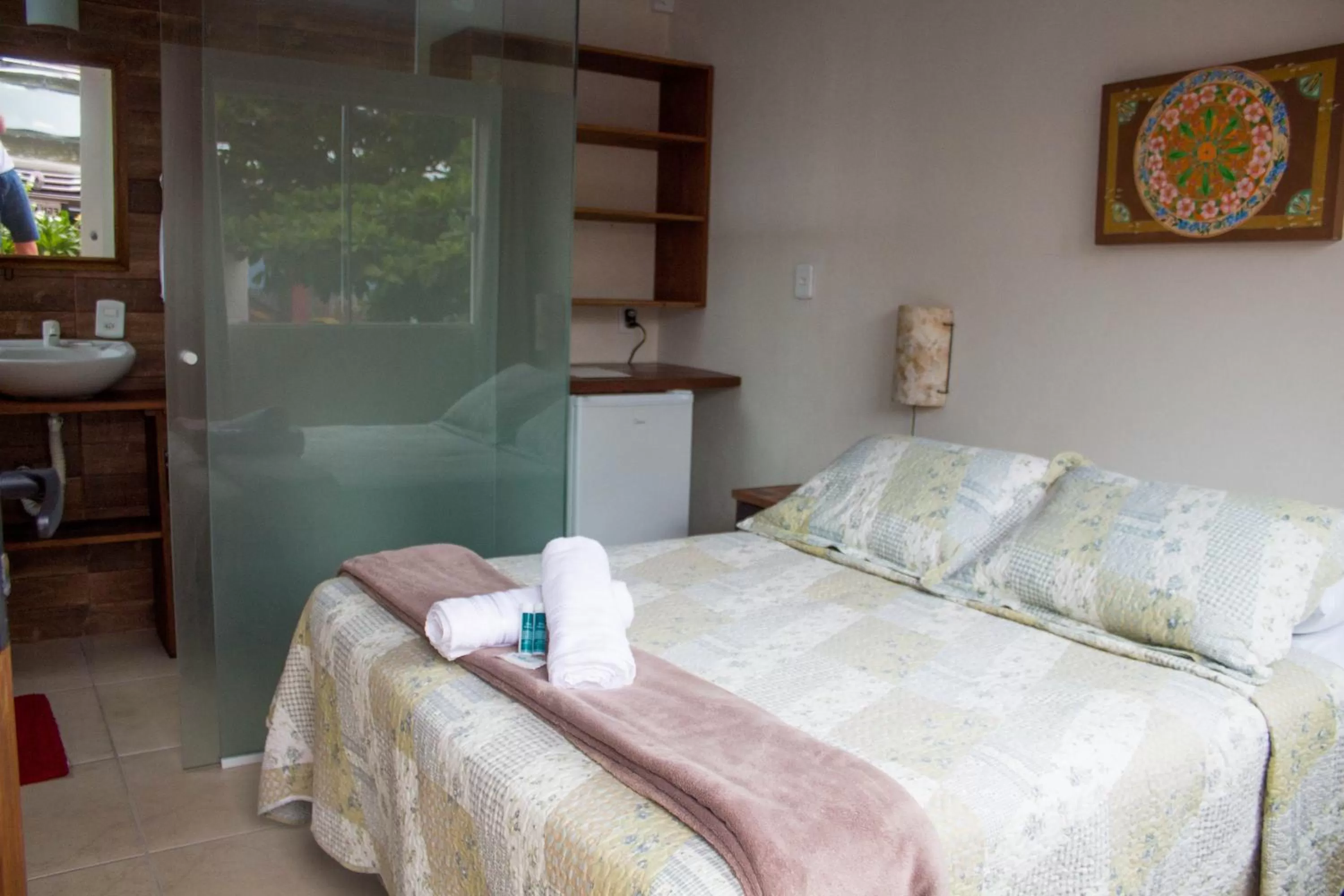 Bed in Pousada Estrelas no Mar Florianópolis