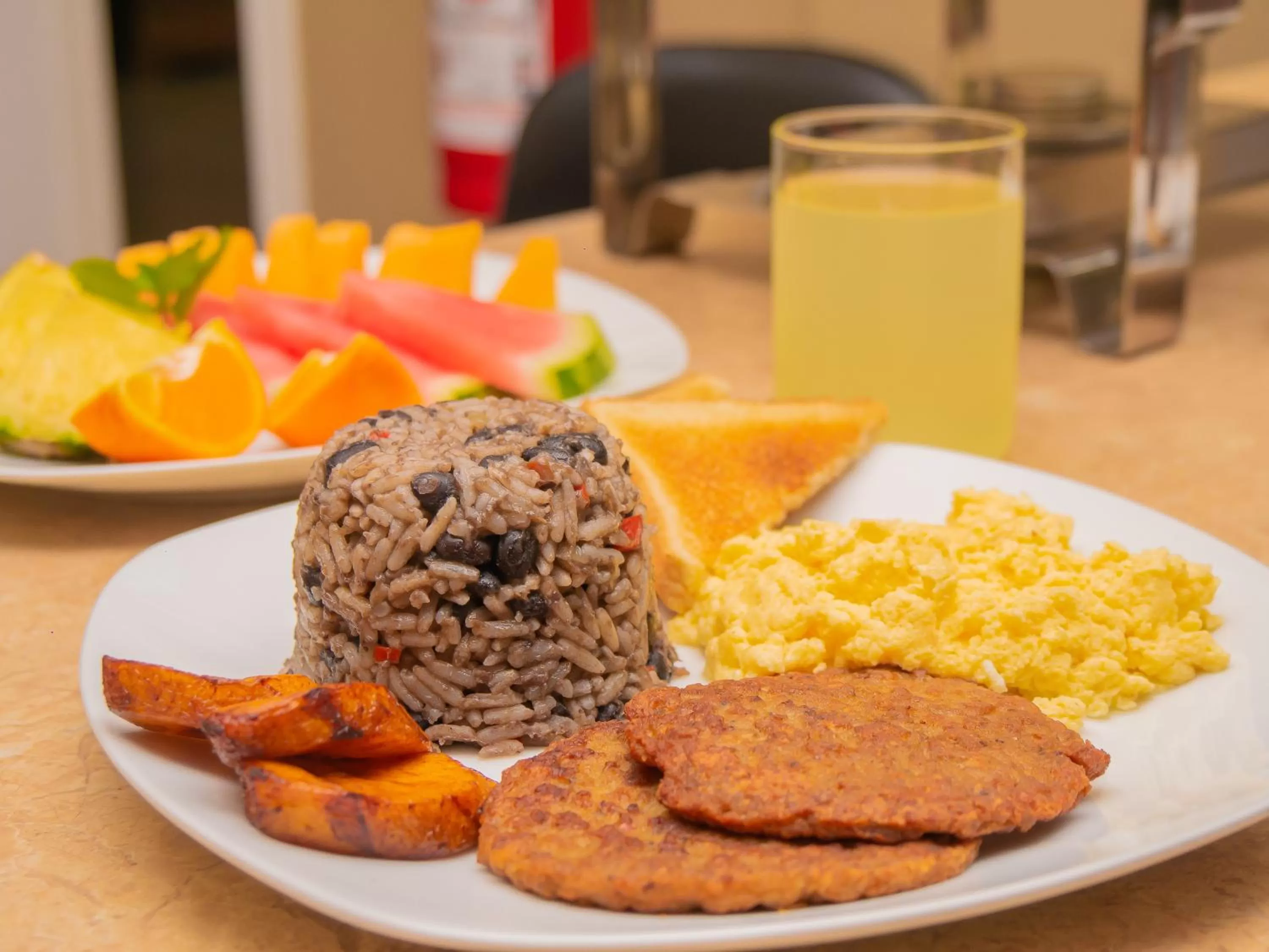 Breakfast in Hotel Bamboo Aeropuerto