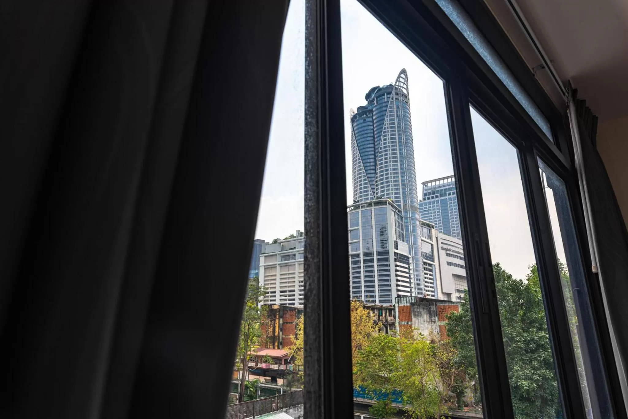 City view in Sovereign Group Hotel at Pratunam