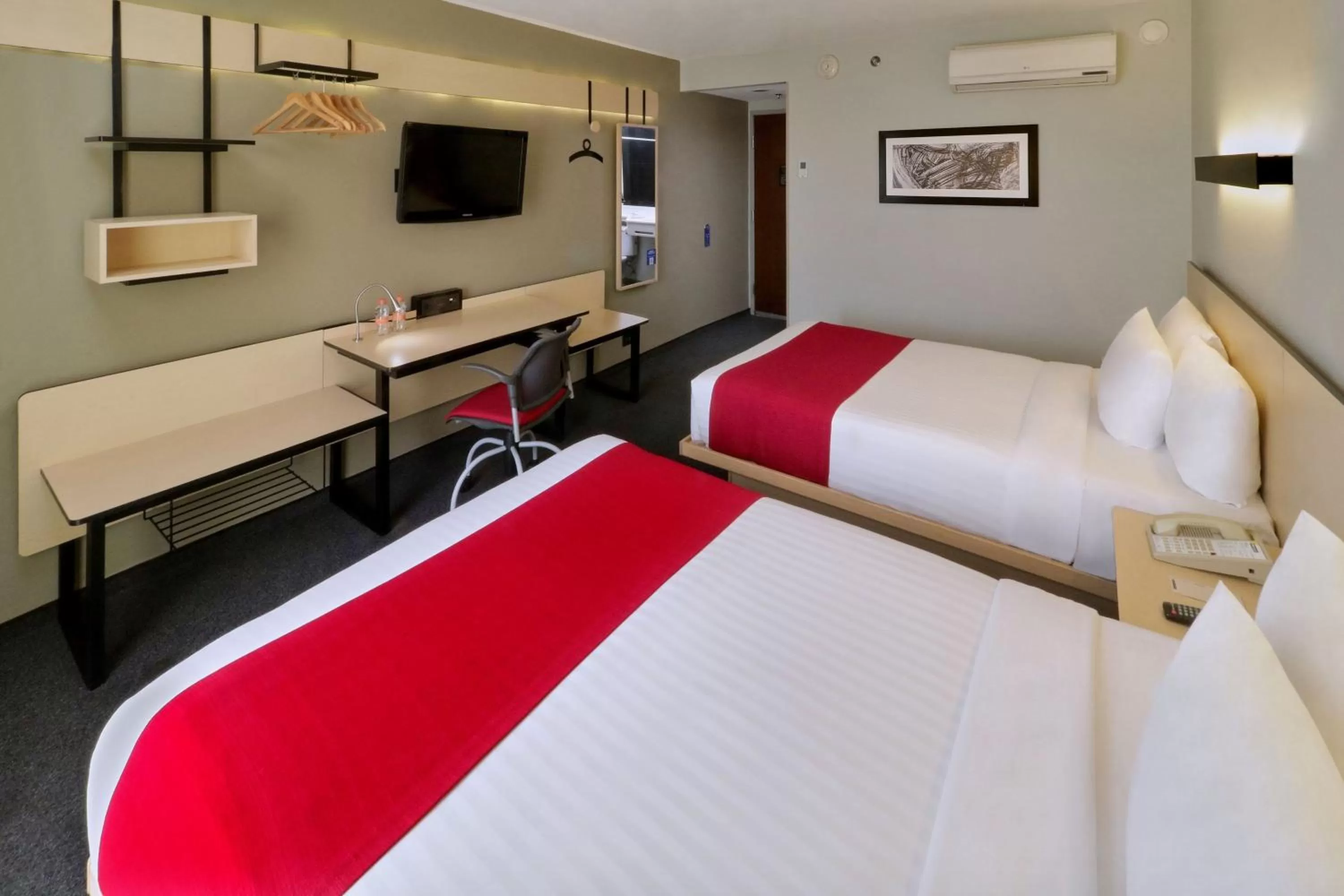 Bedroom, Bed in City Express by Marriott Tijuana Insurgentes