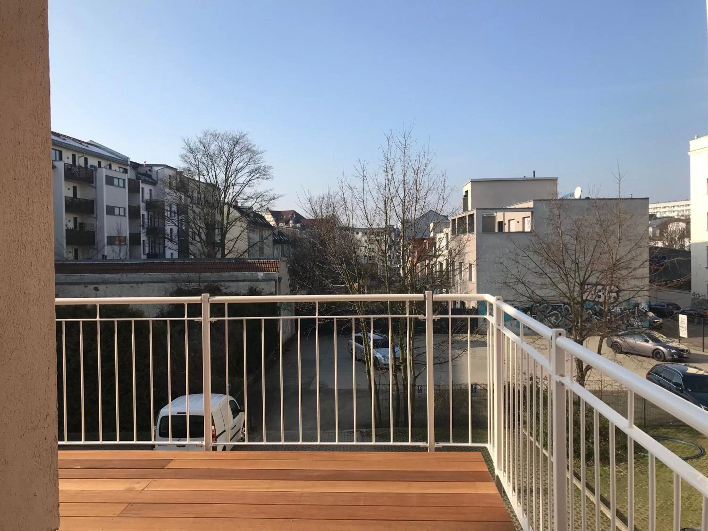 Balcony/Terrace in Hotel via City Leipzig Mitte