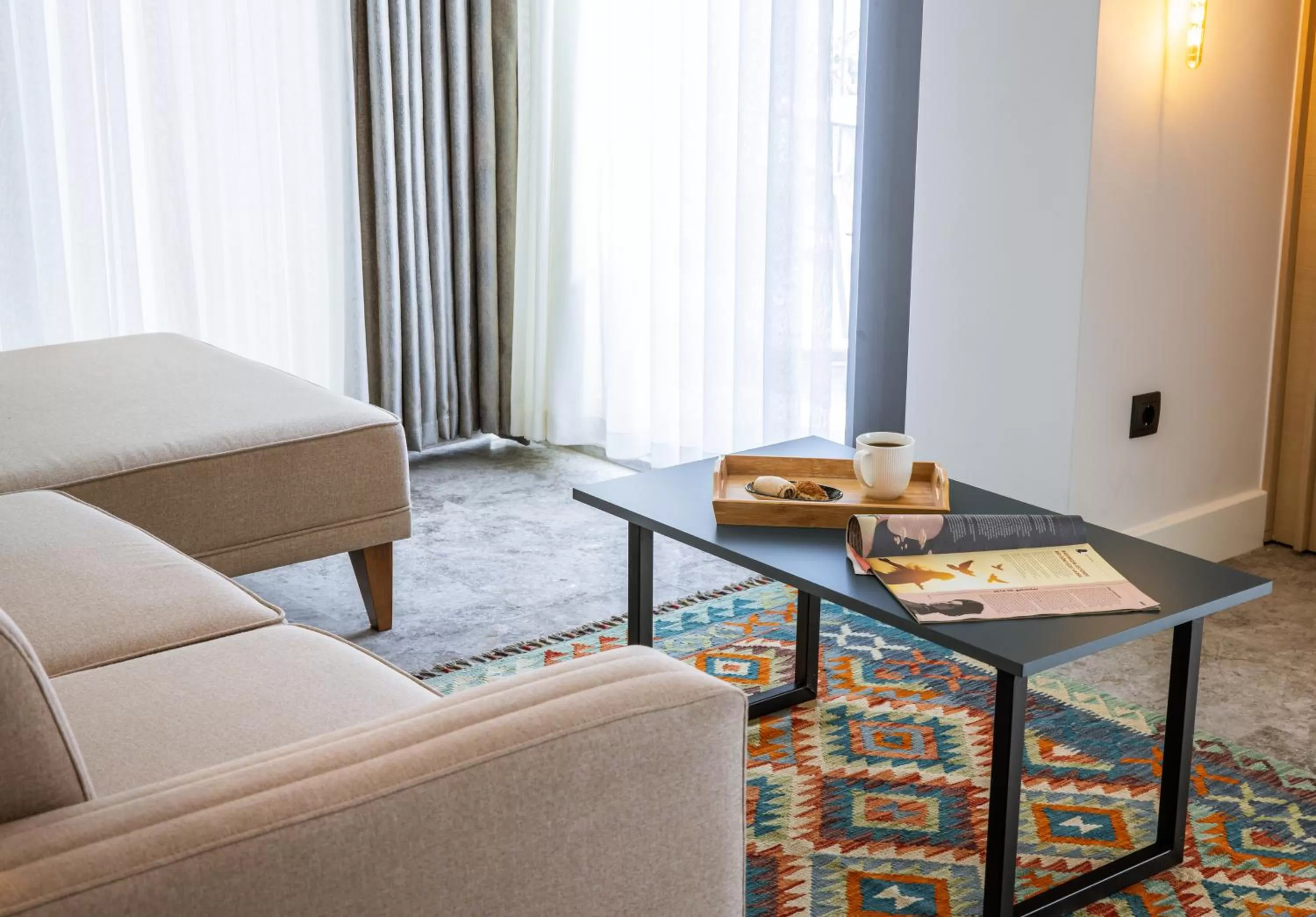 Seating Area in Sole Suites