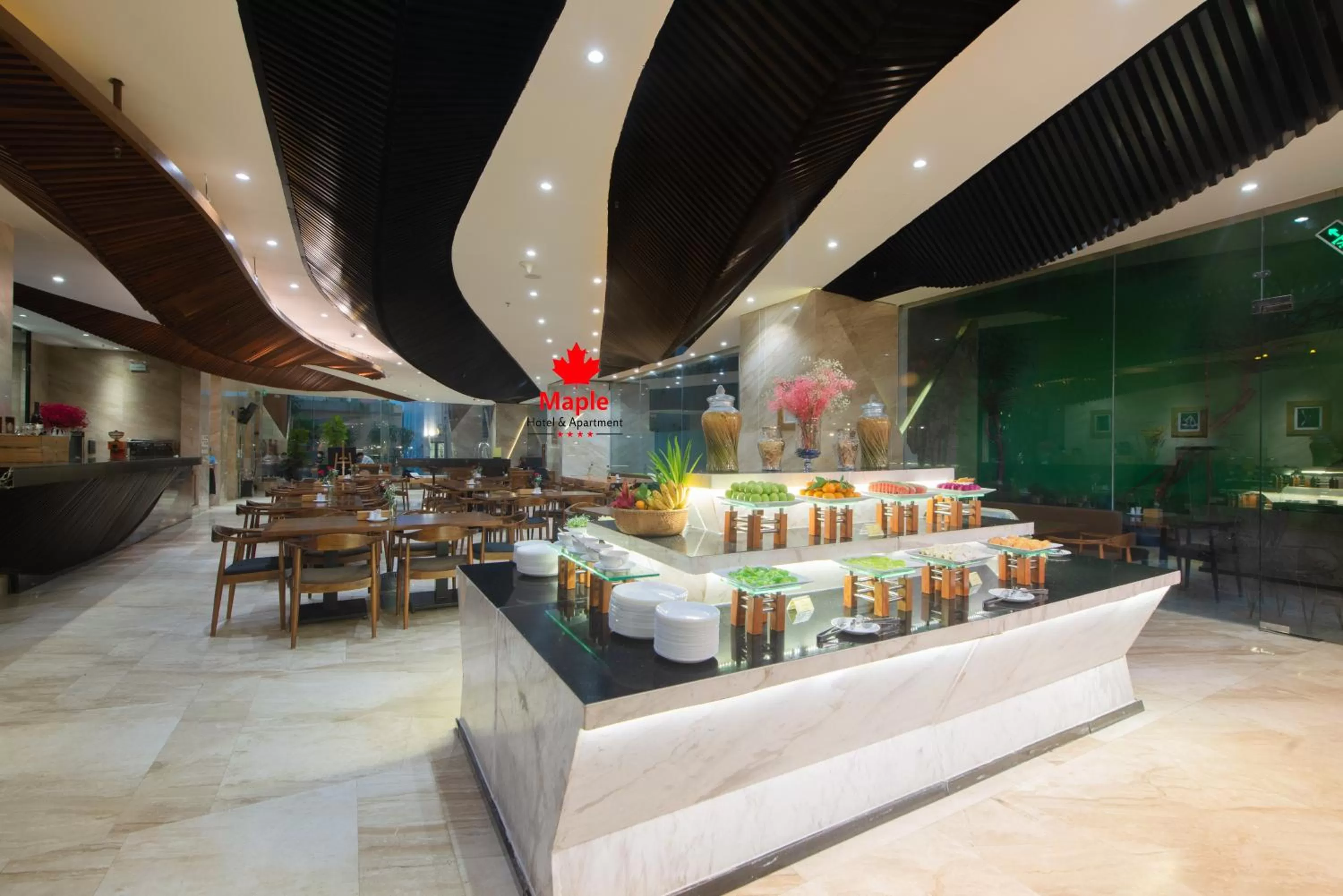 Restaurant/places to eat in Maple Hotel & Apartment