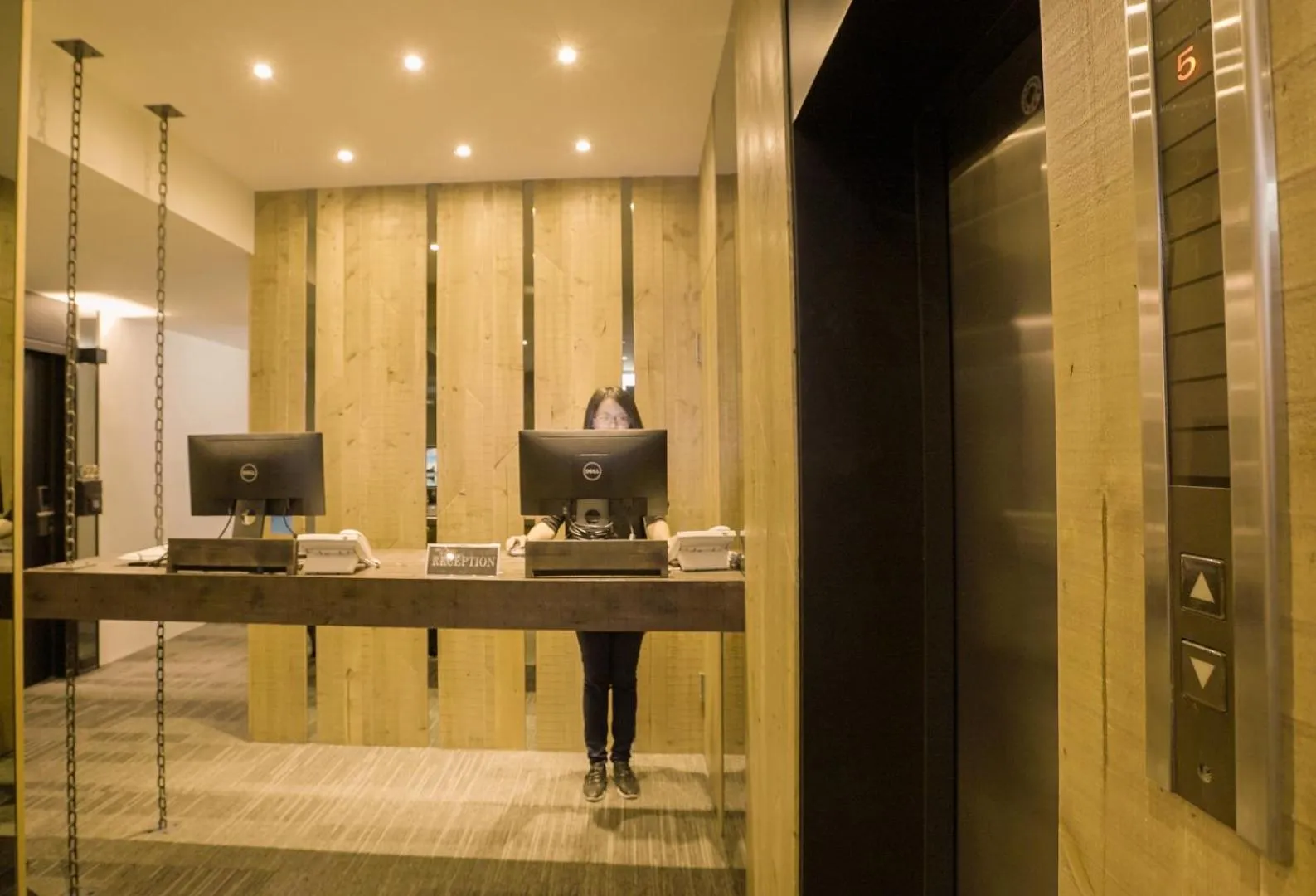 Lobby or reception in O2 Hotel Taipei Main Station