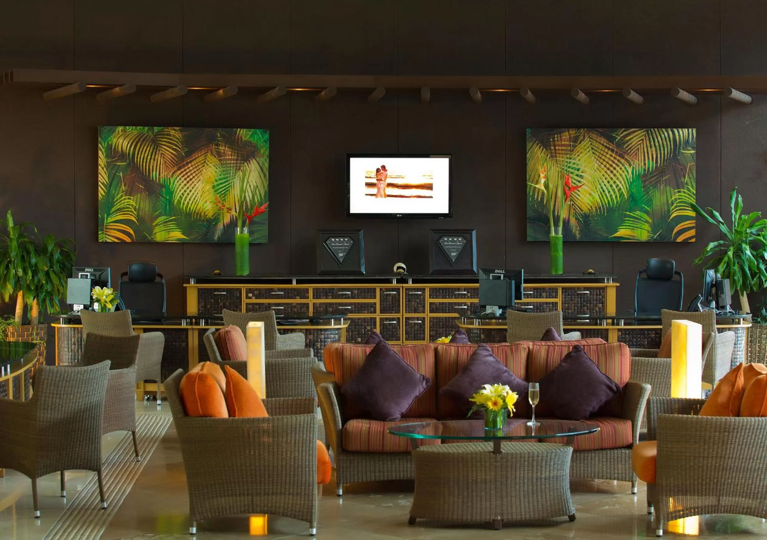 Facade/entrance in Sunset Plaza Beach Resort Puerto Vallarta All Inclusive