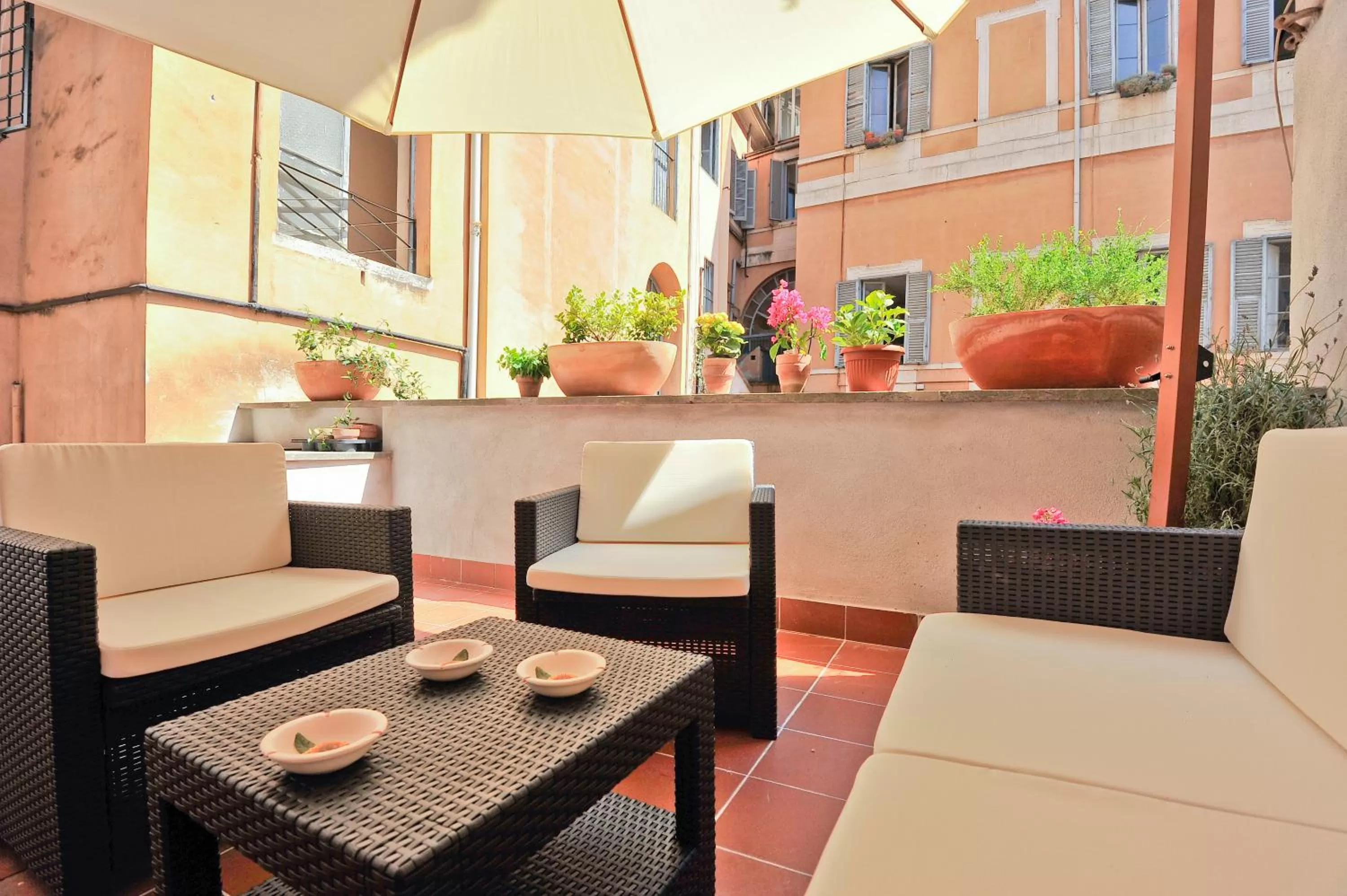 Balcony/Terrace in History Suite