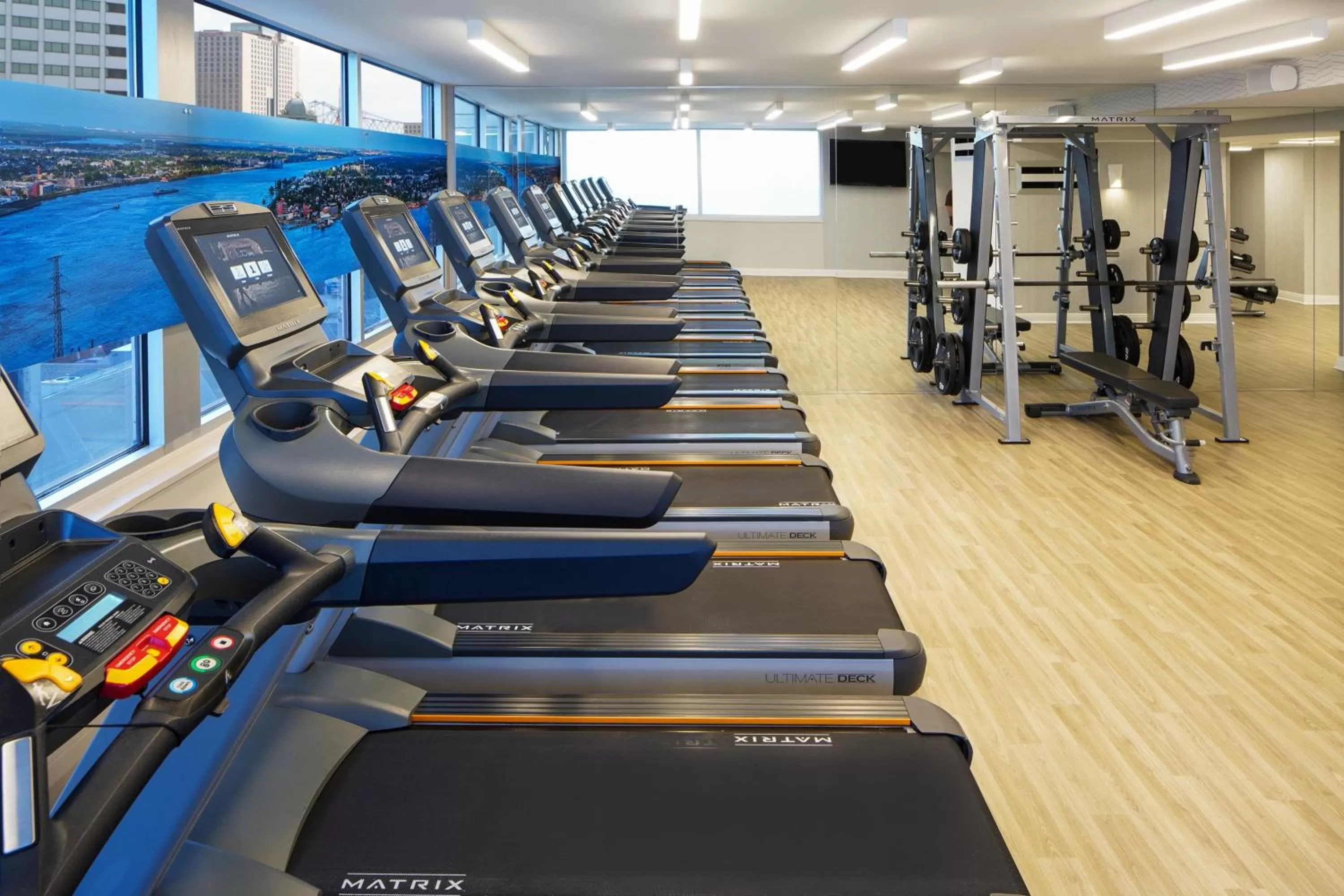 Fitness centre/facilities in New Orleans Marriott