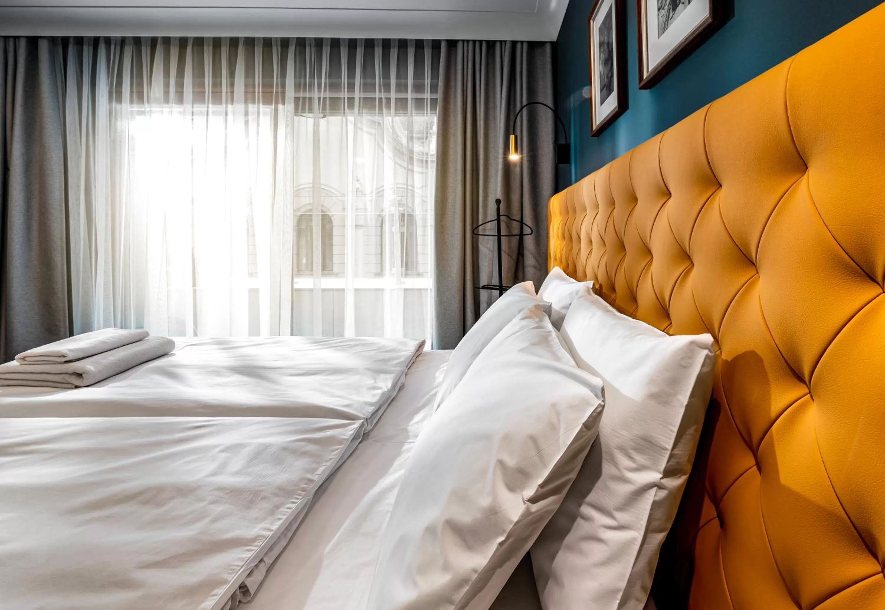 Bed in Palatinus Boutique Hotel