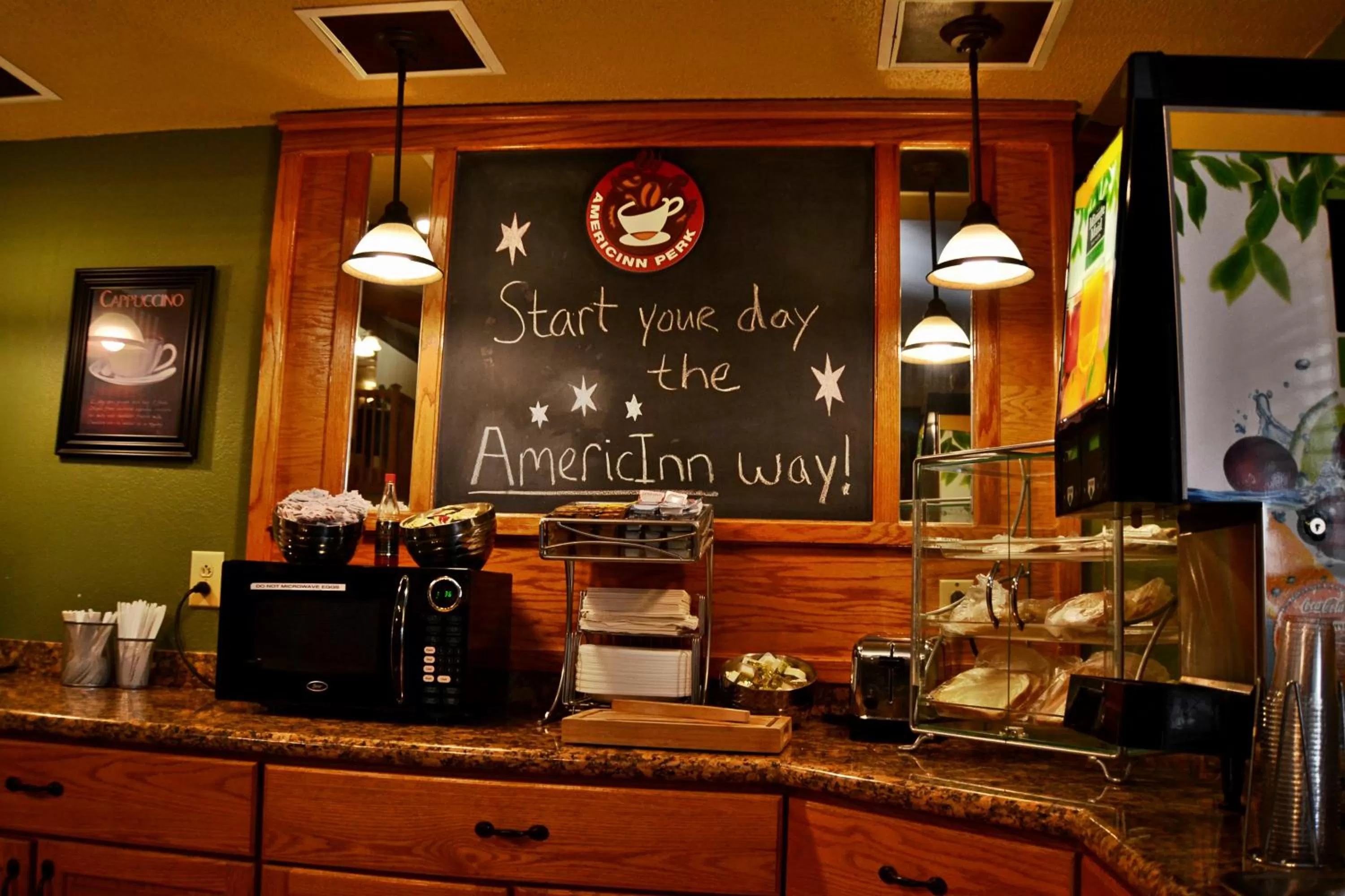 Continental breakfast in AmericInn by Wyndham Calumet