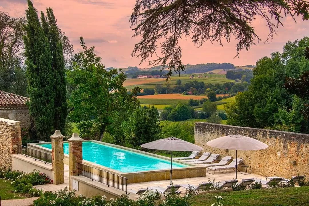 Swimming Pool in Le Monastère de Saint Mont Hôtel & Spa