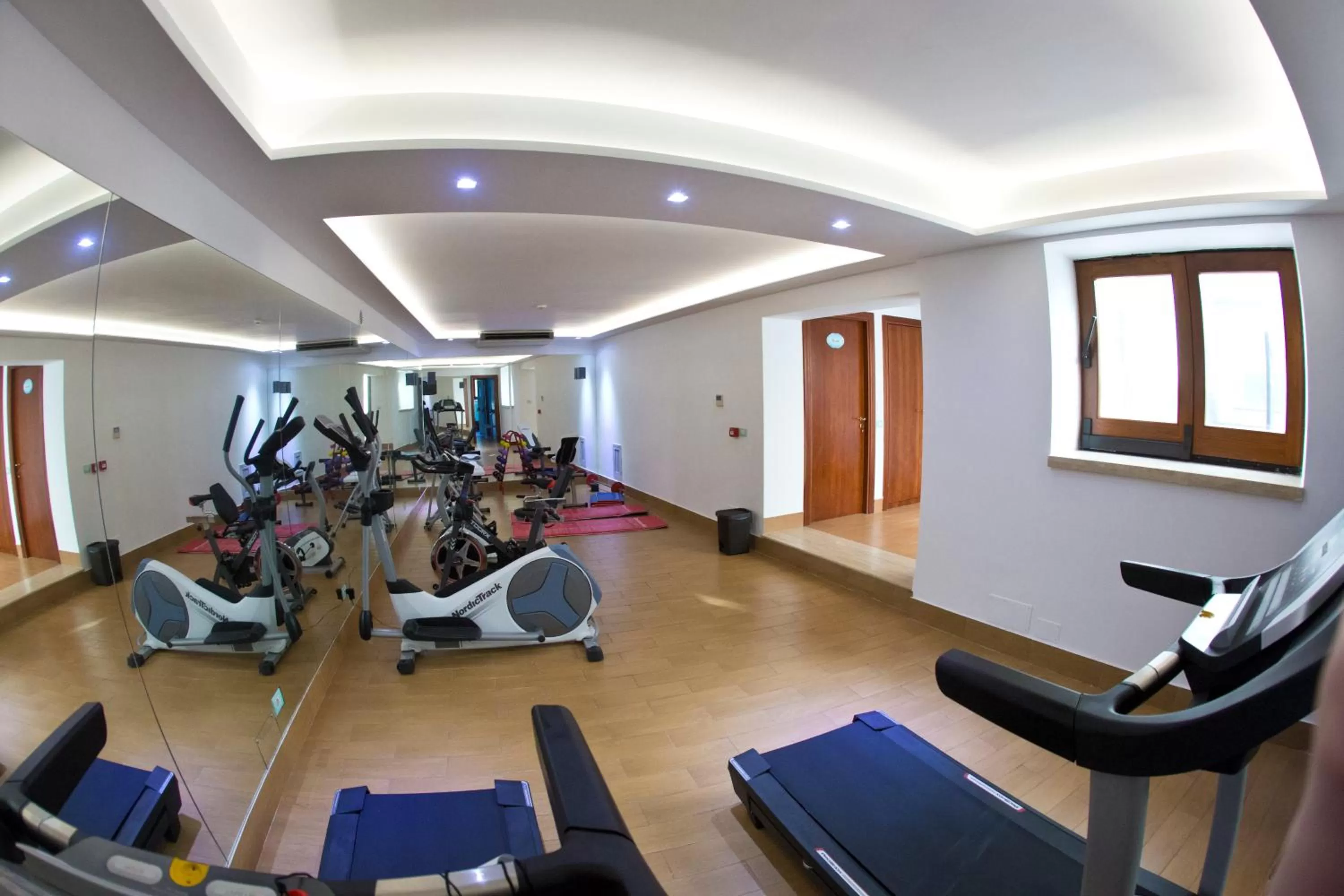 Fitness centre/facilities in Hotel Villa Luisa