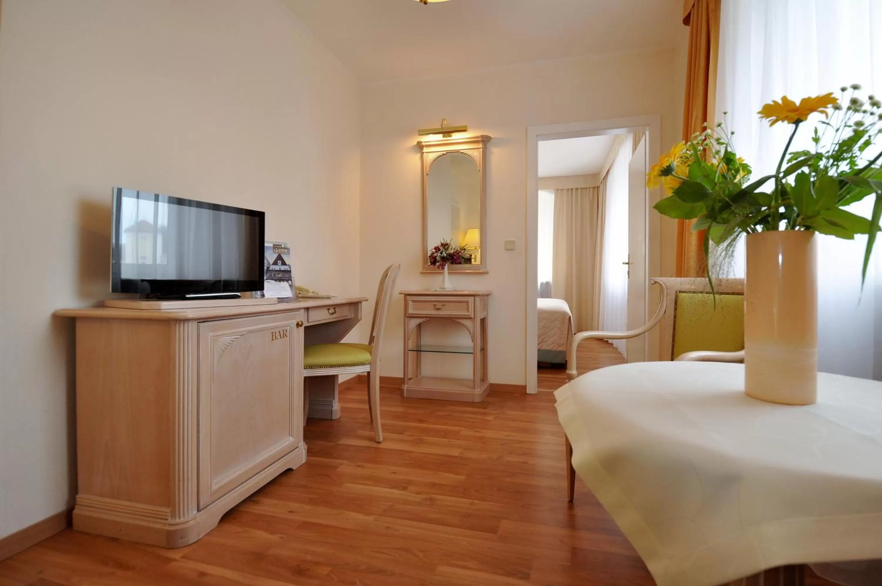 Photo of the whole room, Bed in Hotel-Restaurant Minichmayr