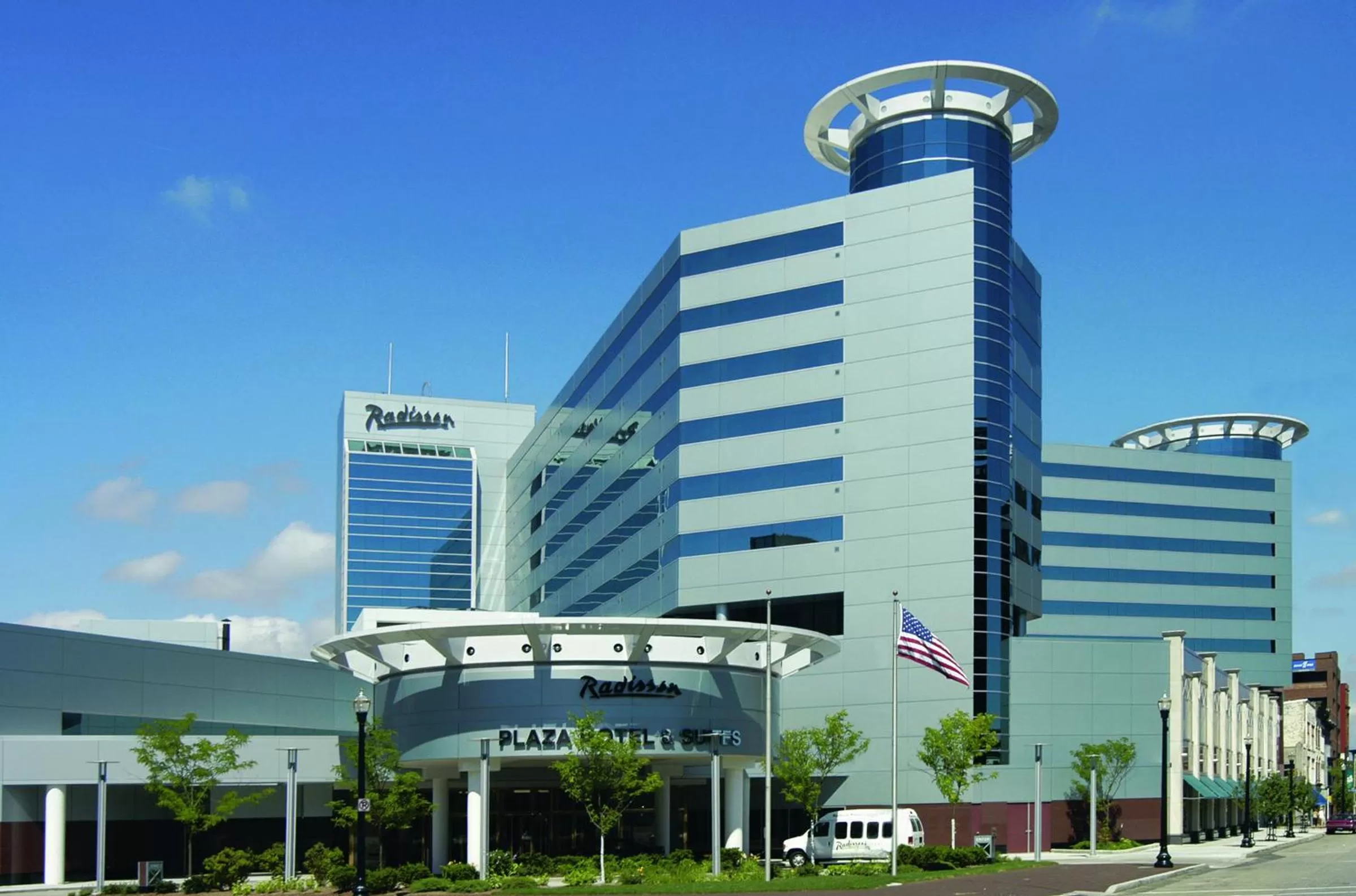 Property building in Radisson Plaza Hotel at Kalamazoo Center