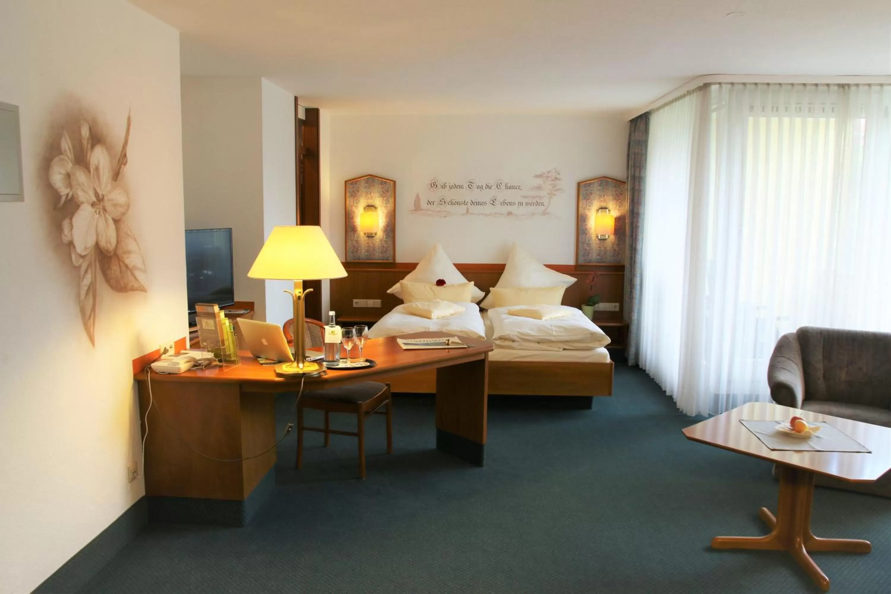 Decorative detail, Bed in Hotel Graf Eberhard