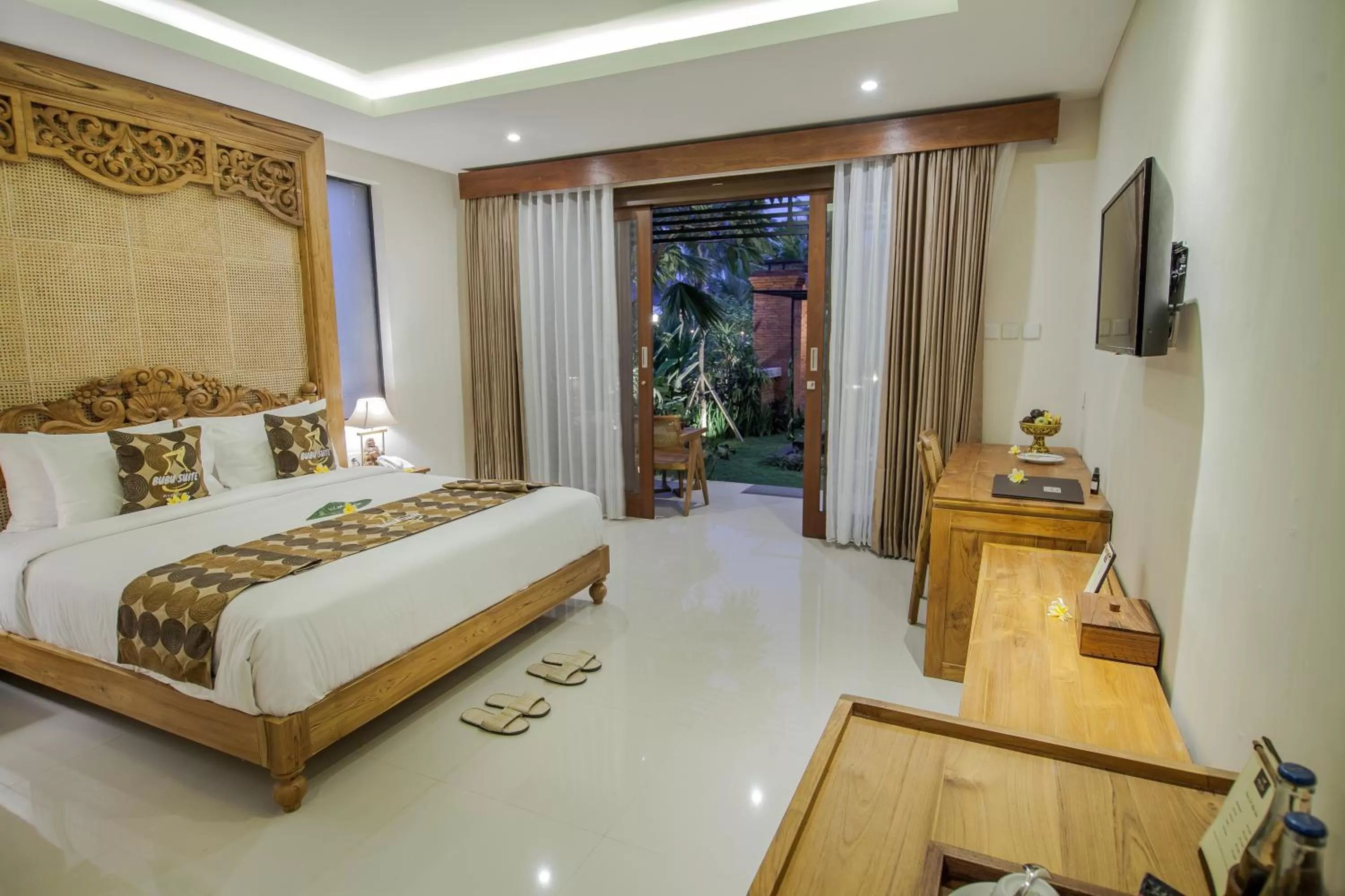 Decorative detail, Bed in Bubu Suite by Prasi